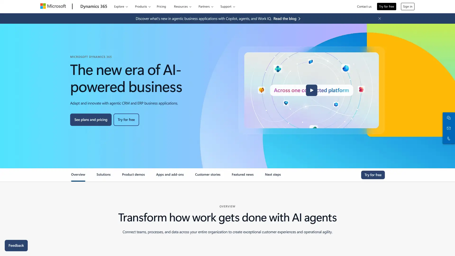 Microsoft Dynamics 365 screenshot