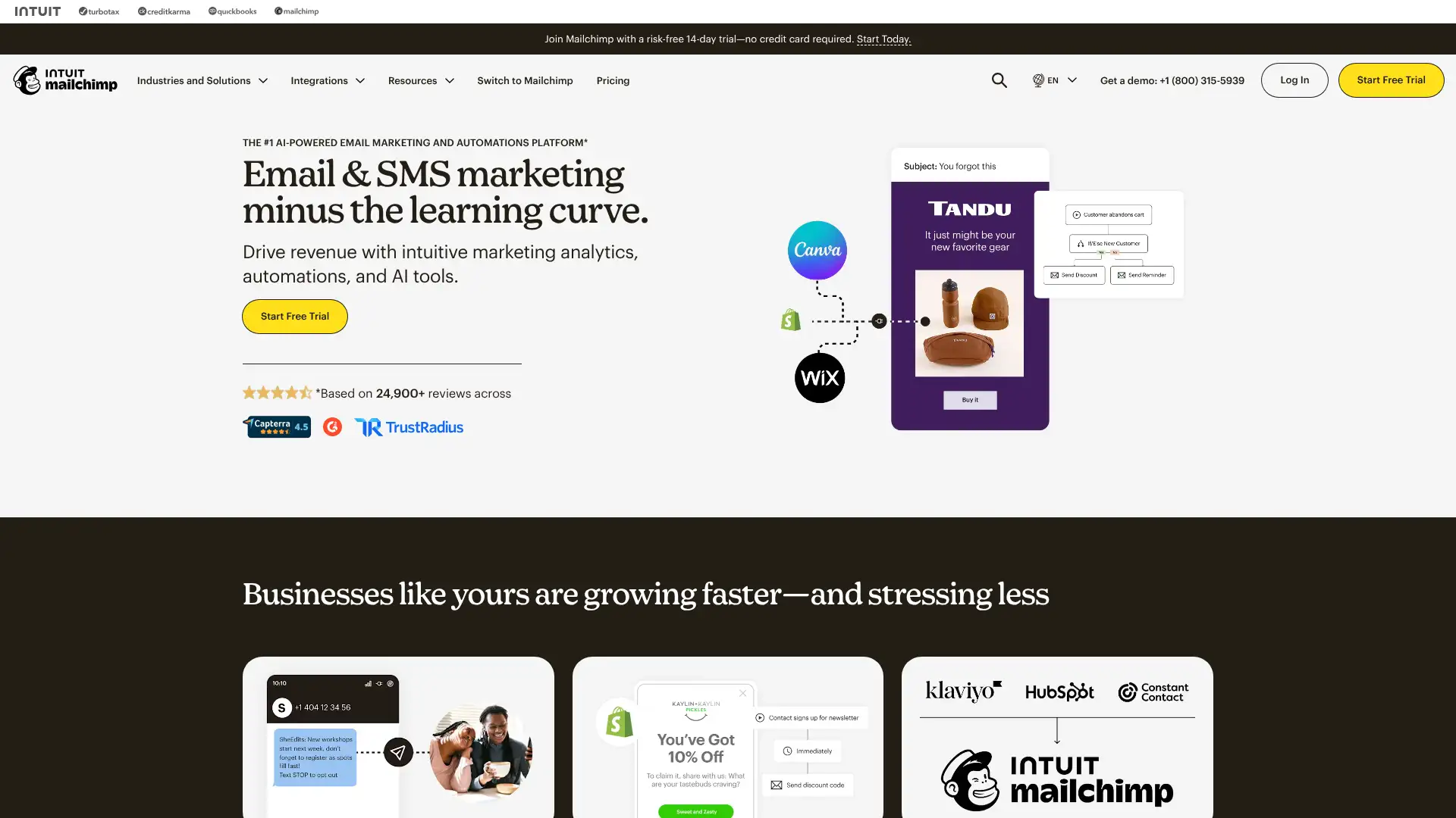 Mailchimp screenshot