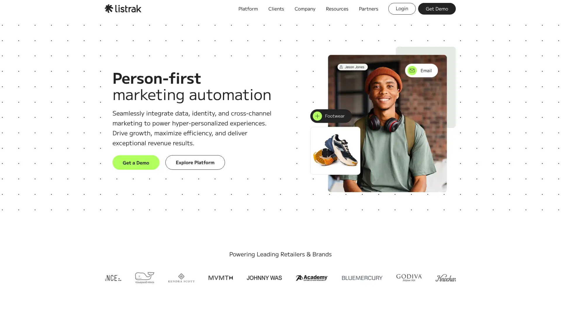 Listrak screenshot