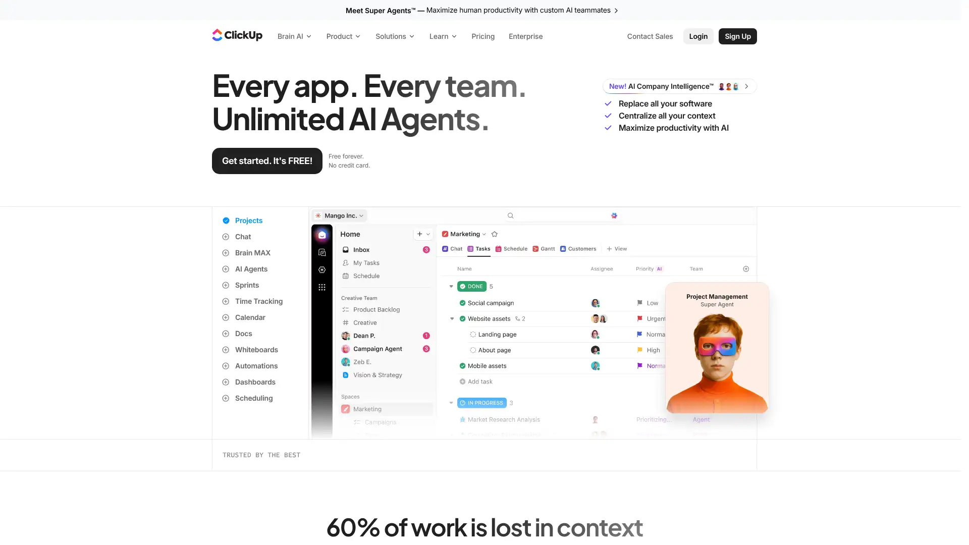 ClickUp screenshot