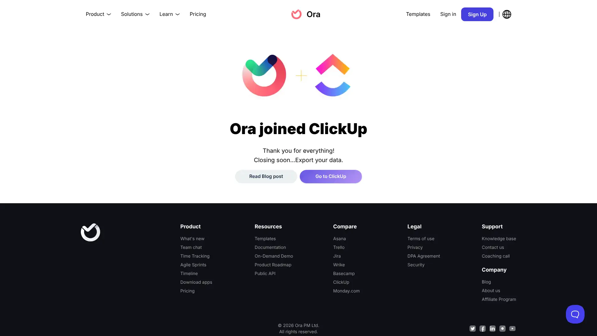 Ora screenshot