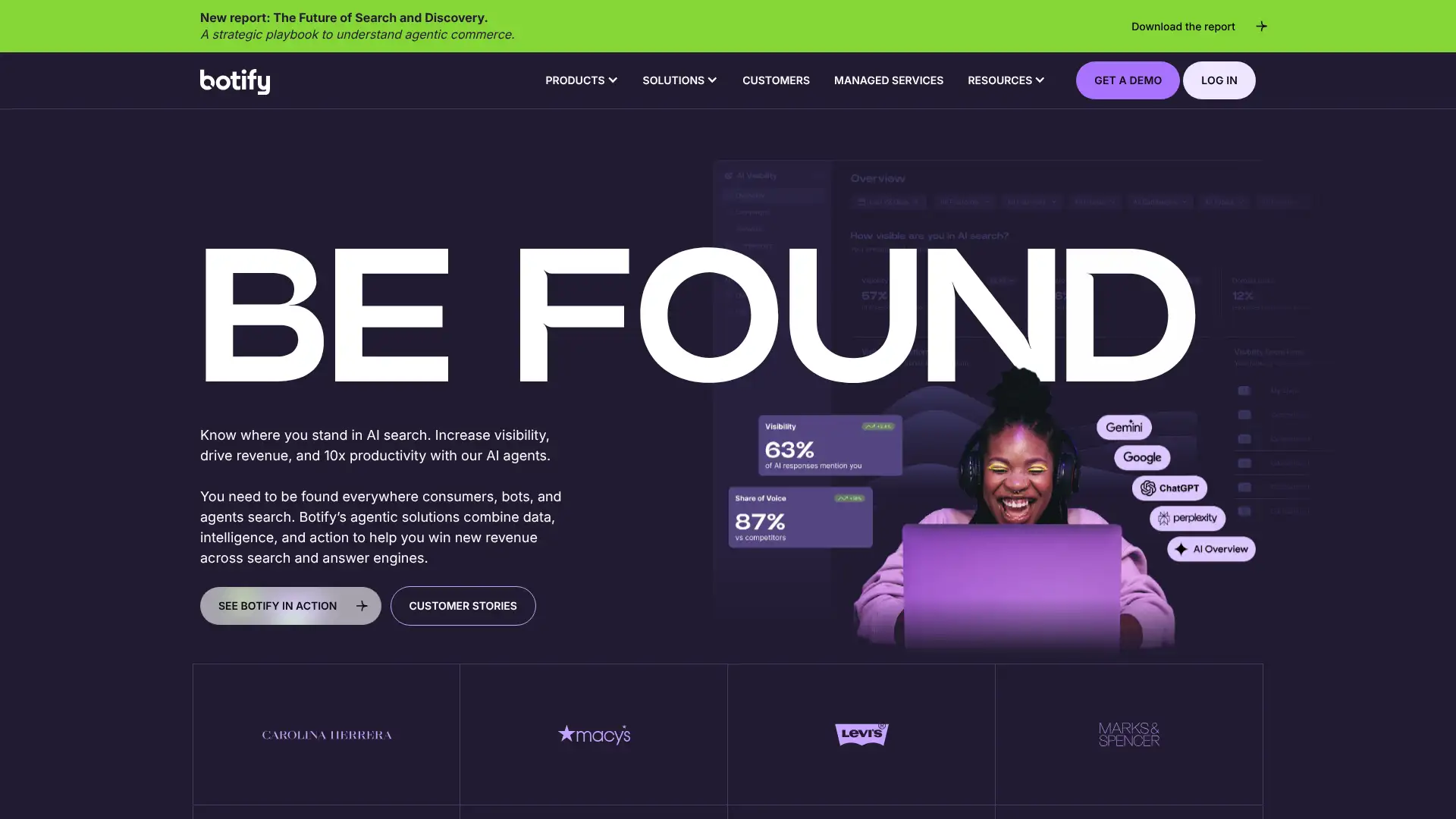 Botify screenshot