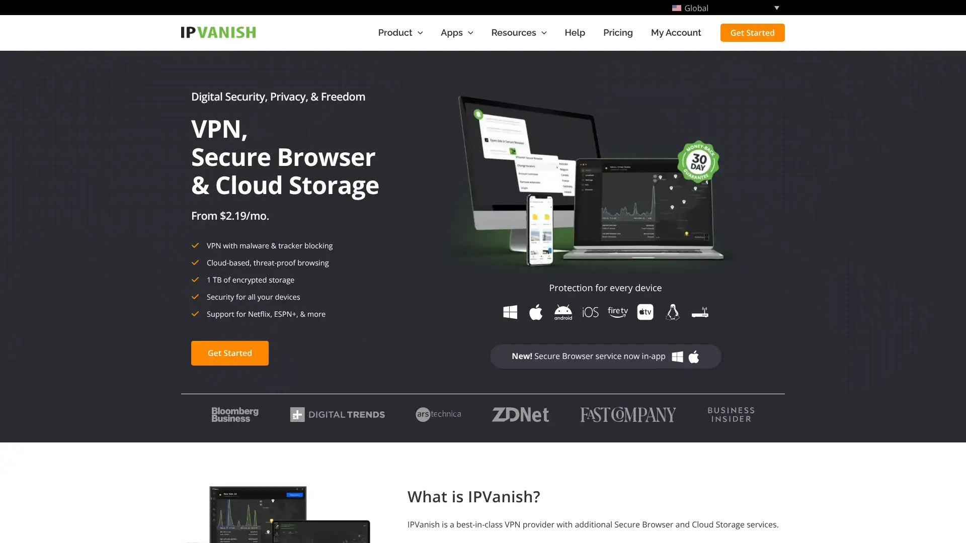 IPVanish screenshot