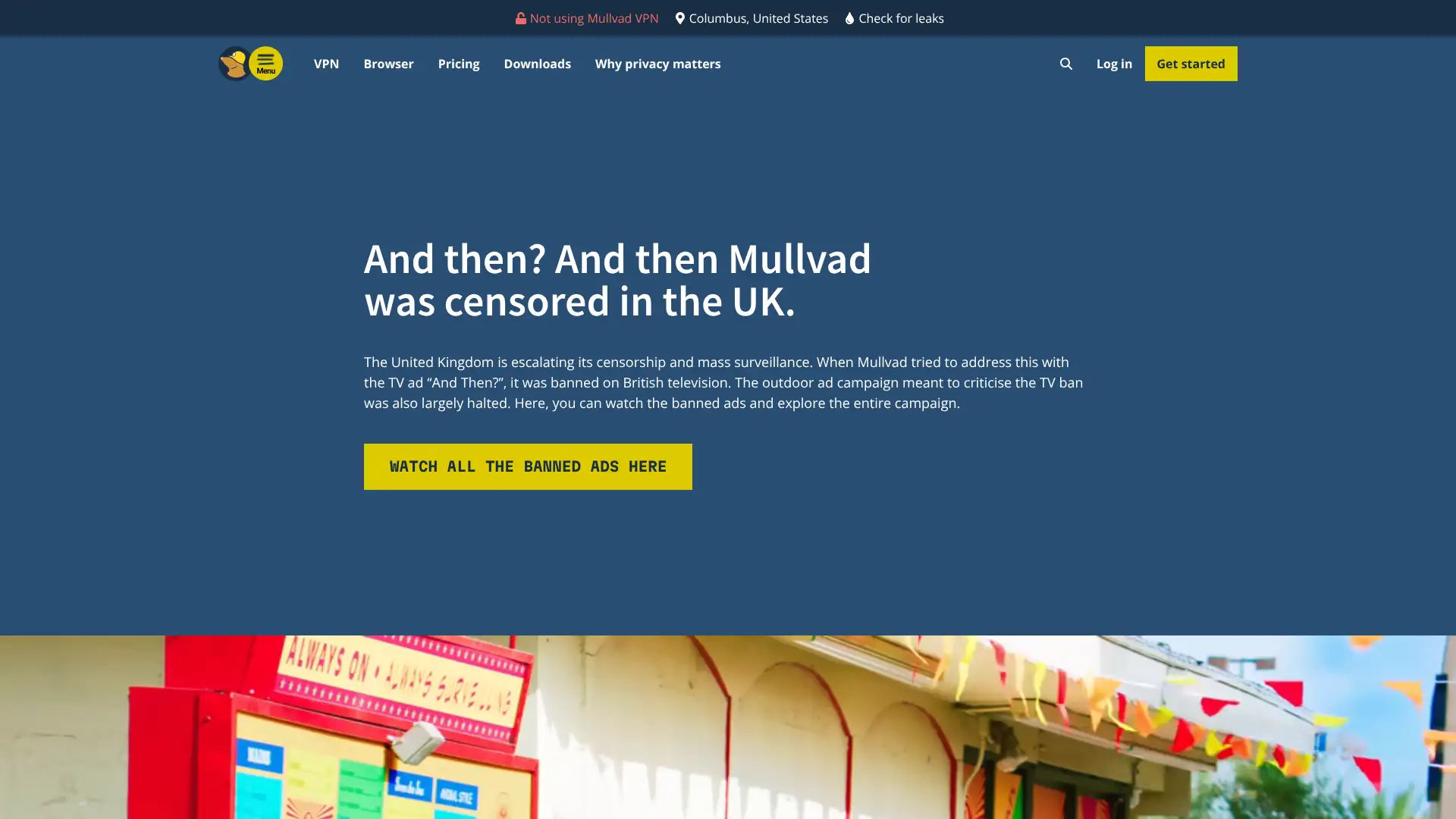 Mullvad screenshot