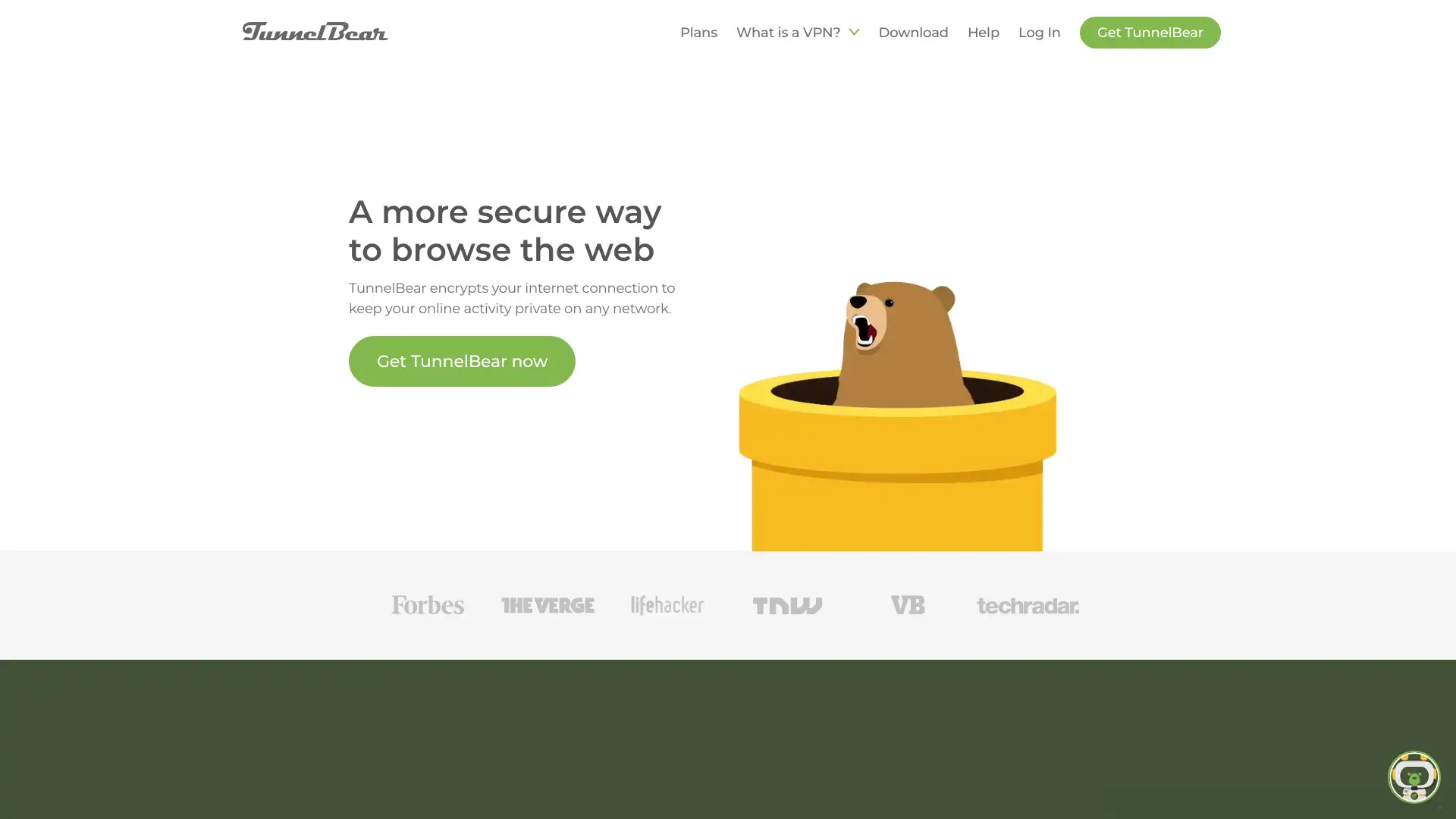 TunnelBear screenshot