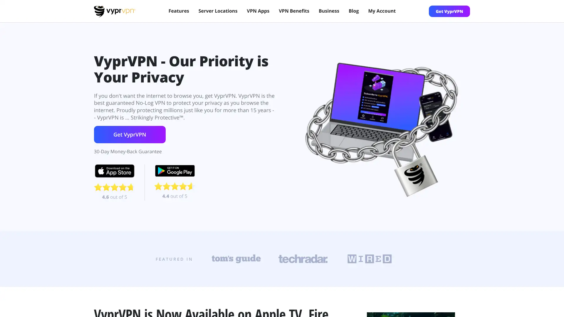 VyprVPN screenshot