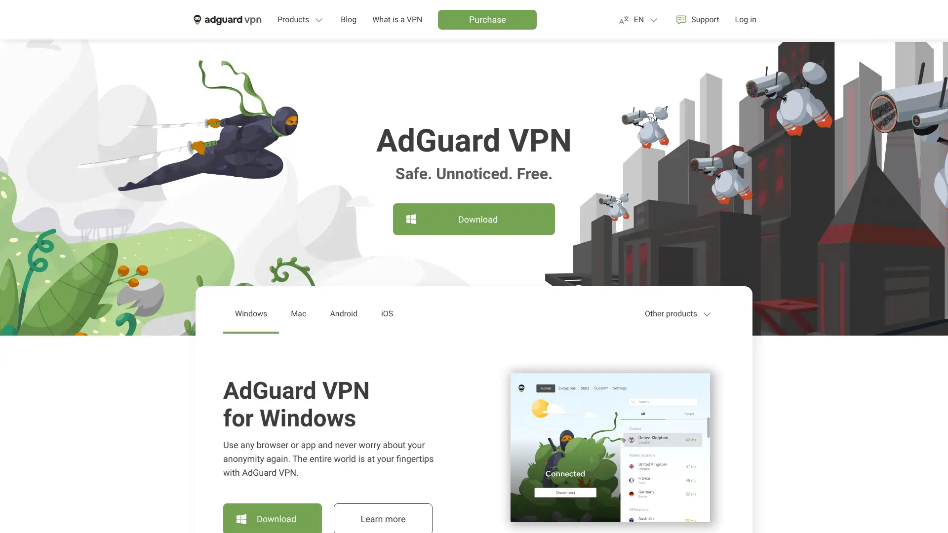 AdGuard VPN screenshot