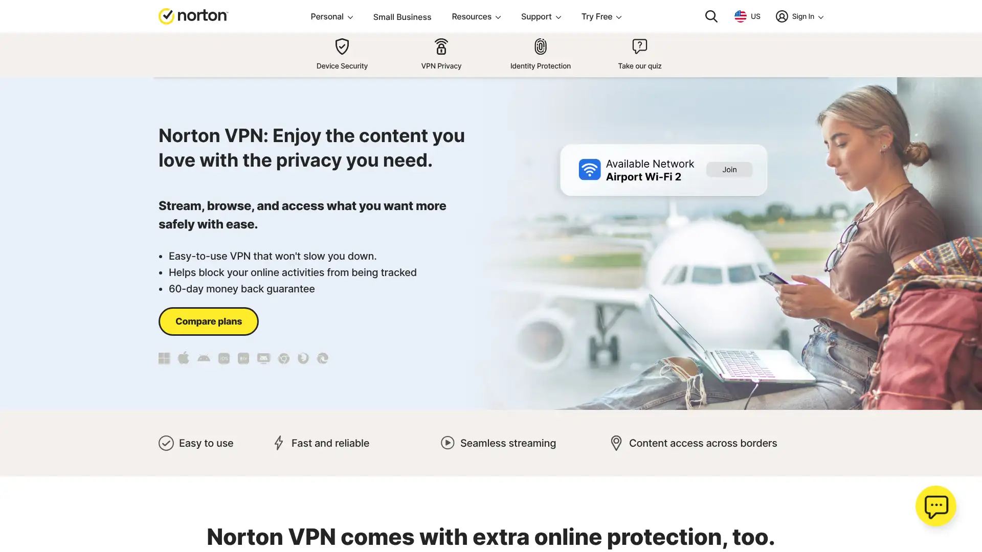 Norton VPN (Secure VPN) screenshot