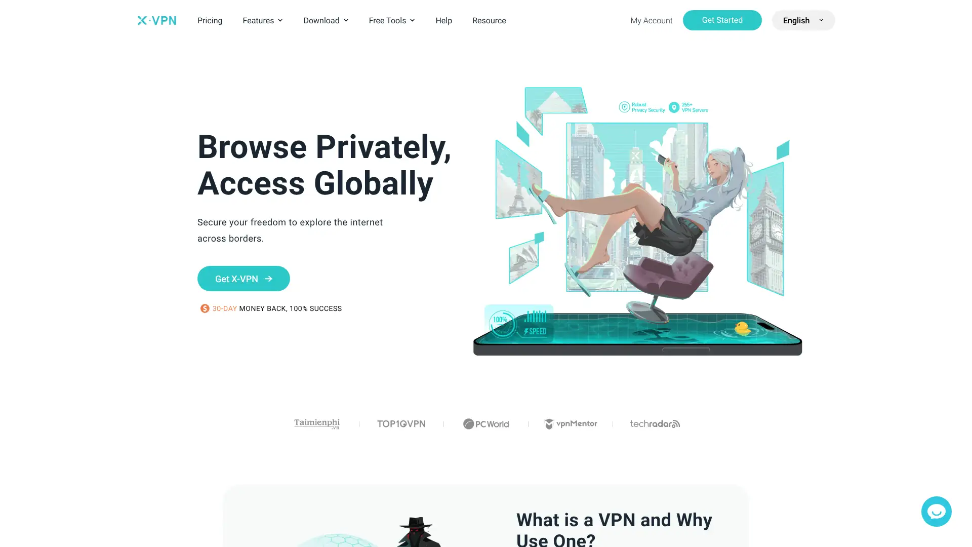 X-VPN screenshot