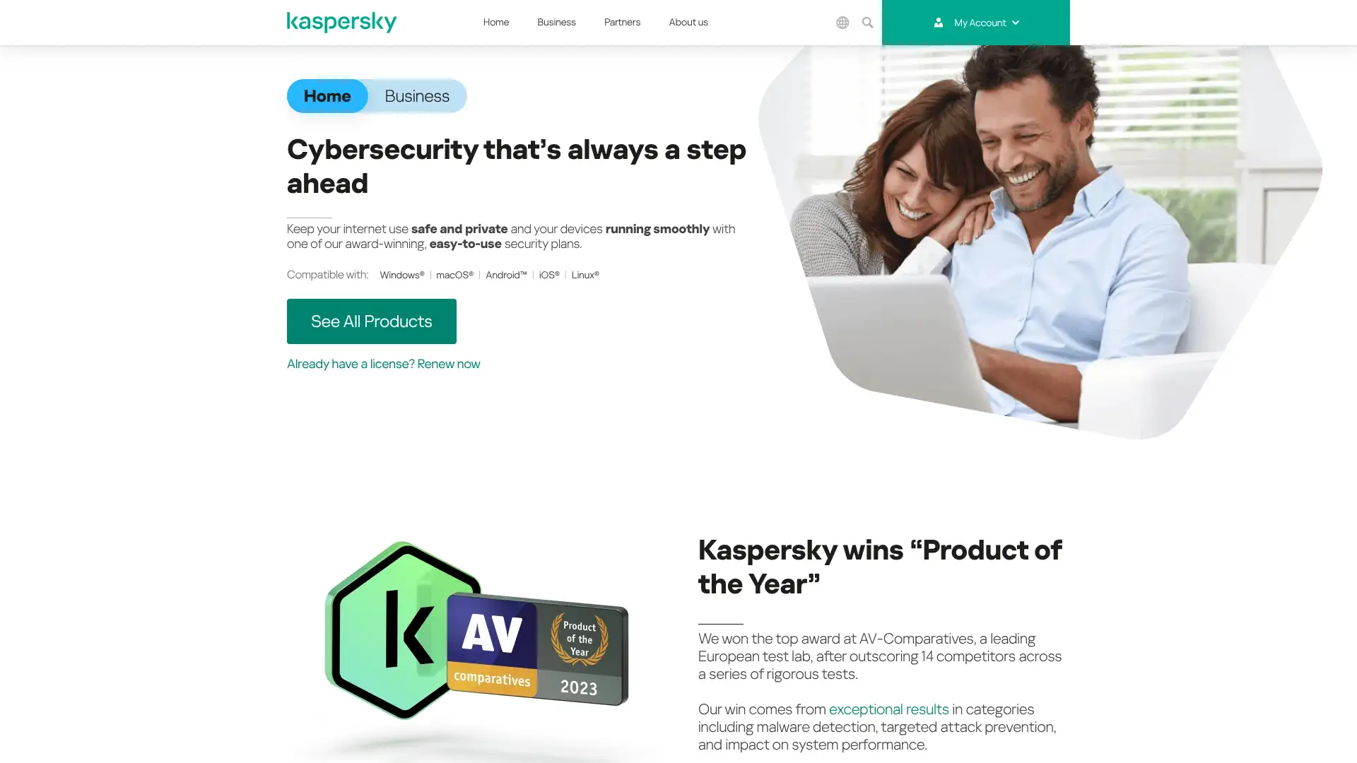 Kaspersky screenshot