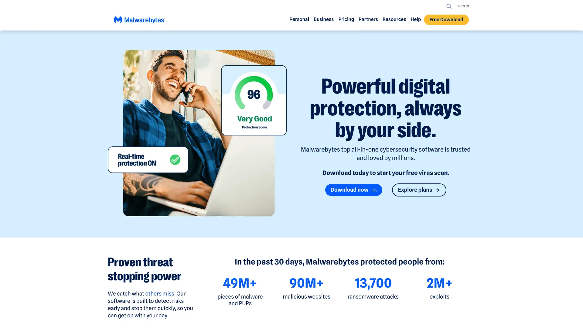 Malwarebytes screenshot