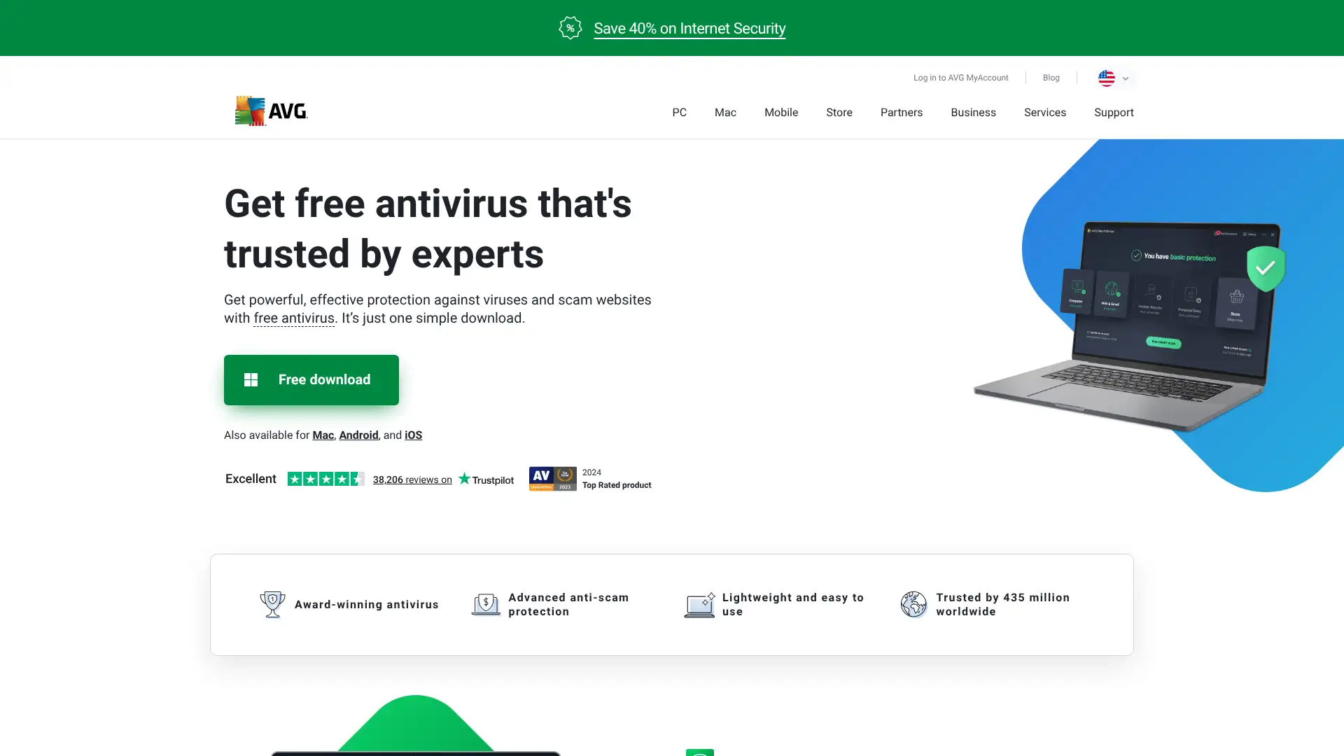 AVG AntiVirus screenshot