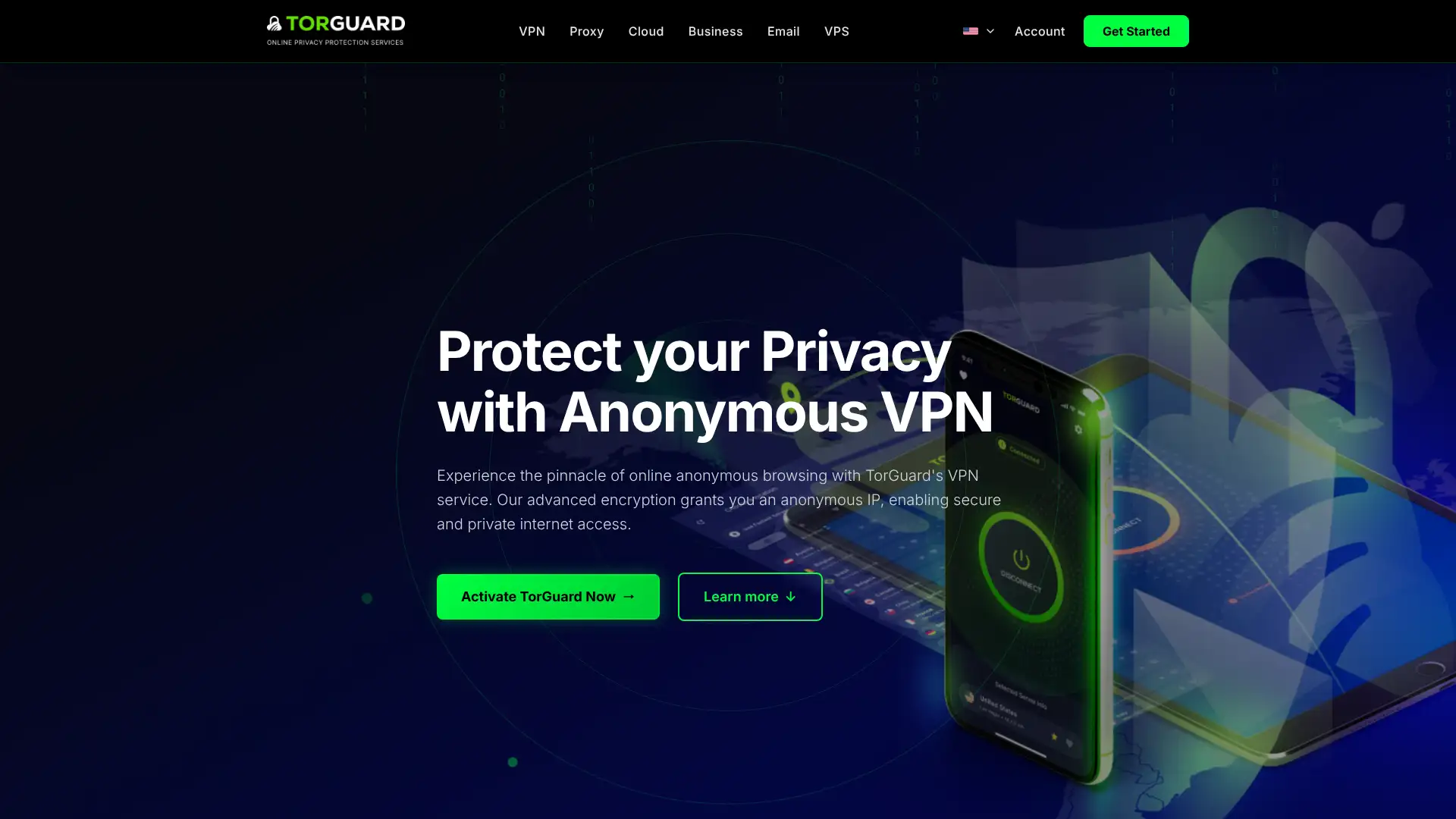 TorGuard screenshot