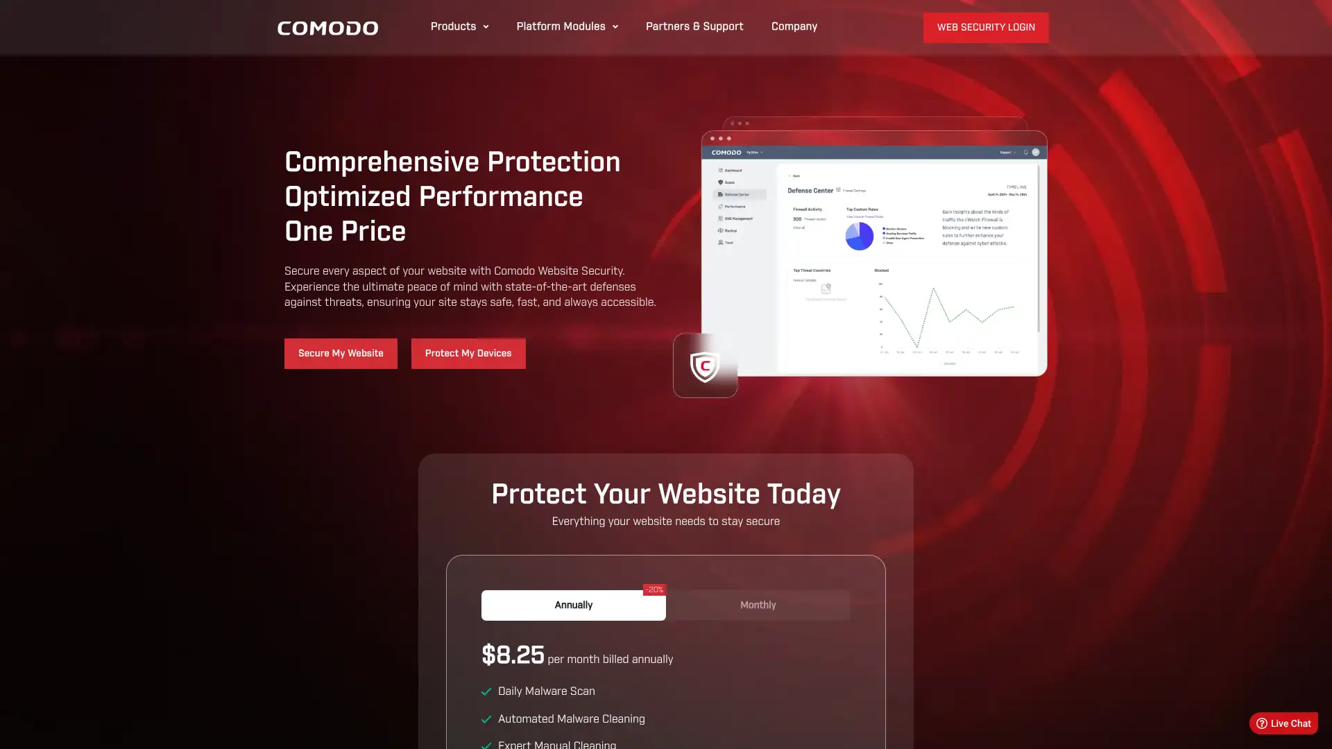 Comodo screenshot