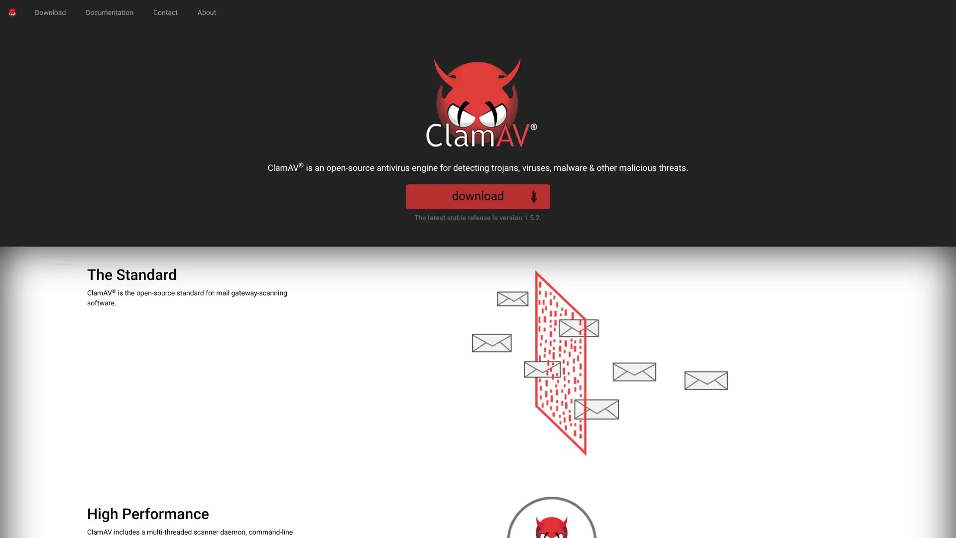 ClamAV screenshot