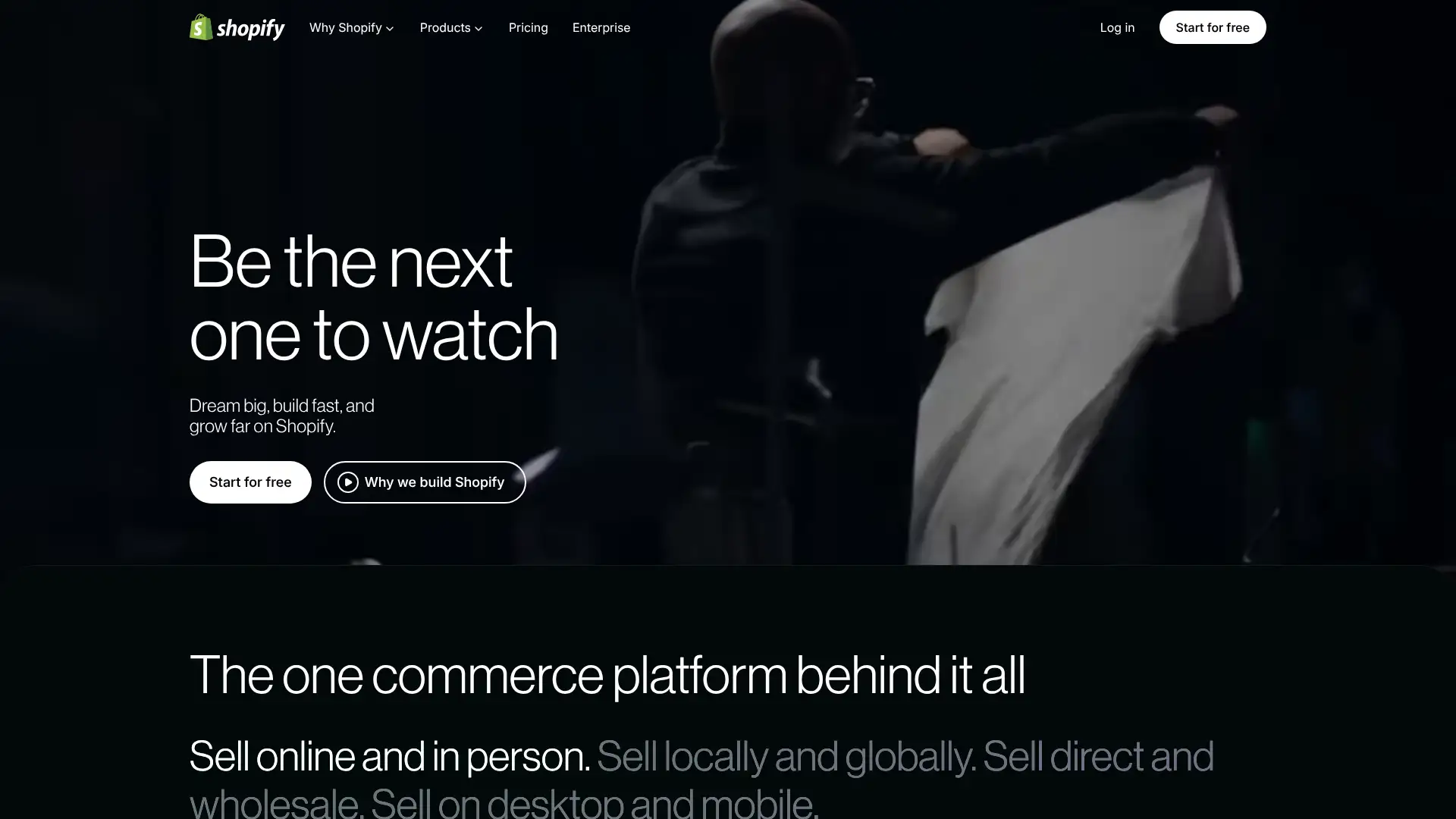 Shopify screenshot