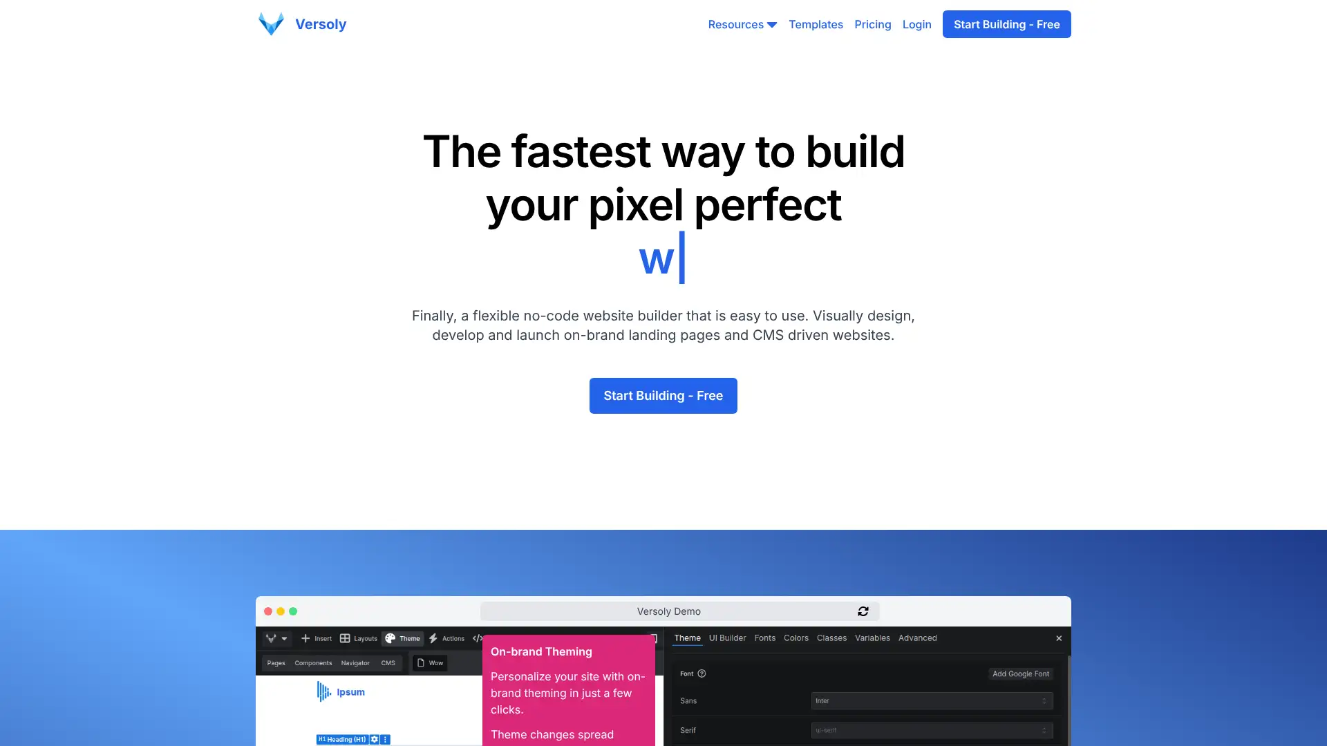 Versoly screenshot