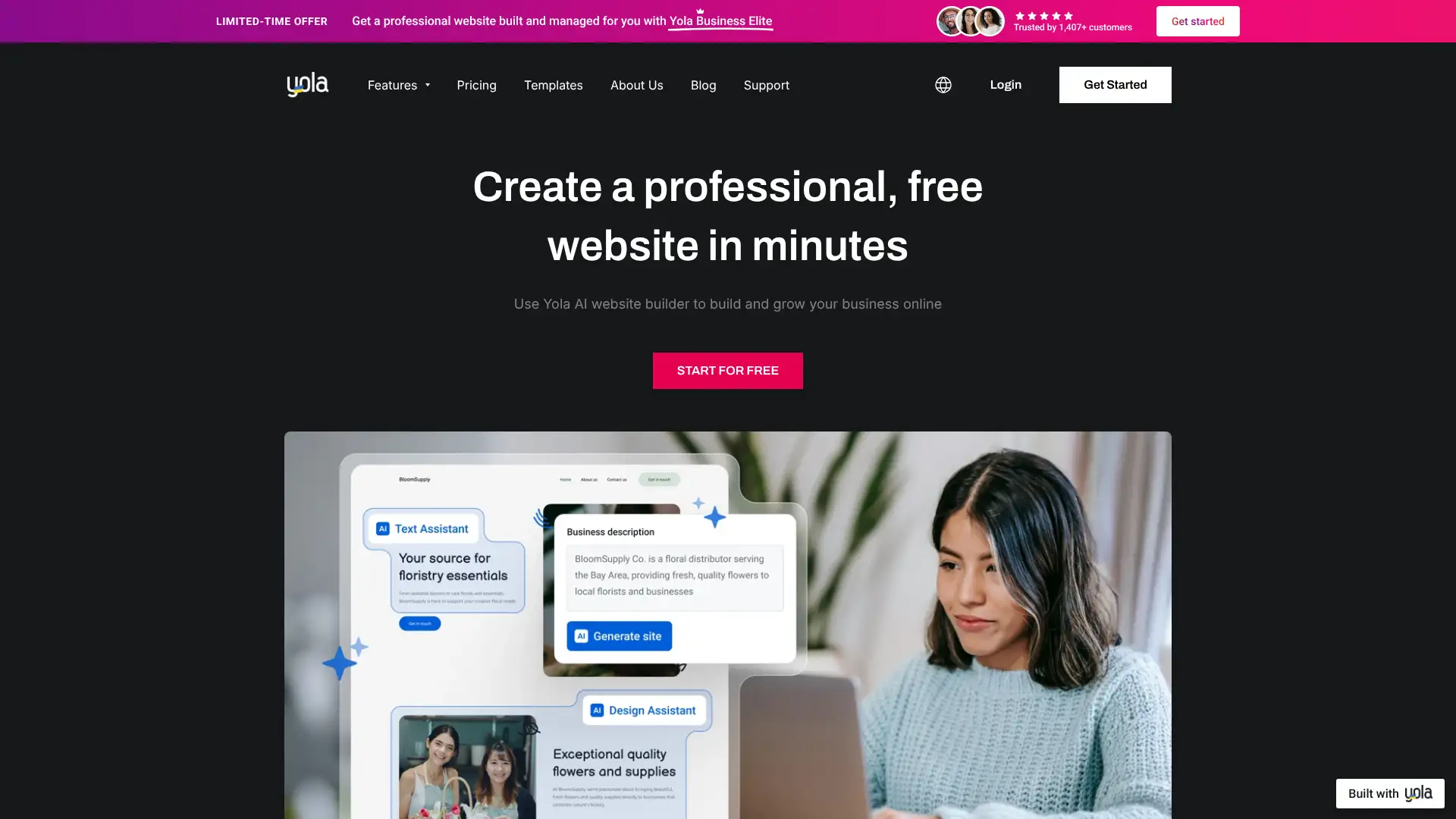 Yola screenshot