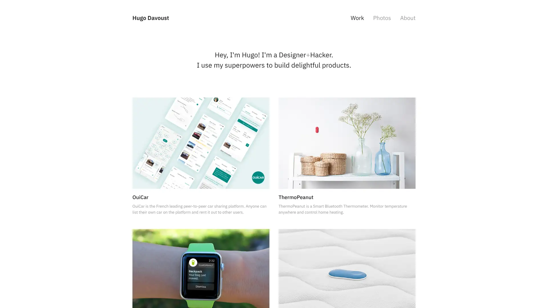 Hugo screenshot