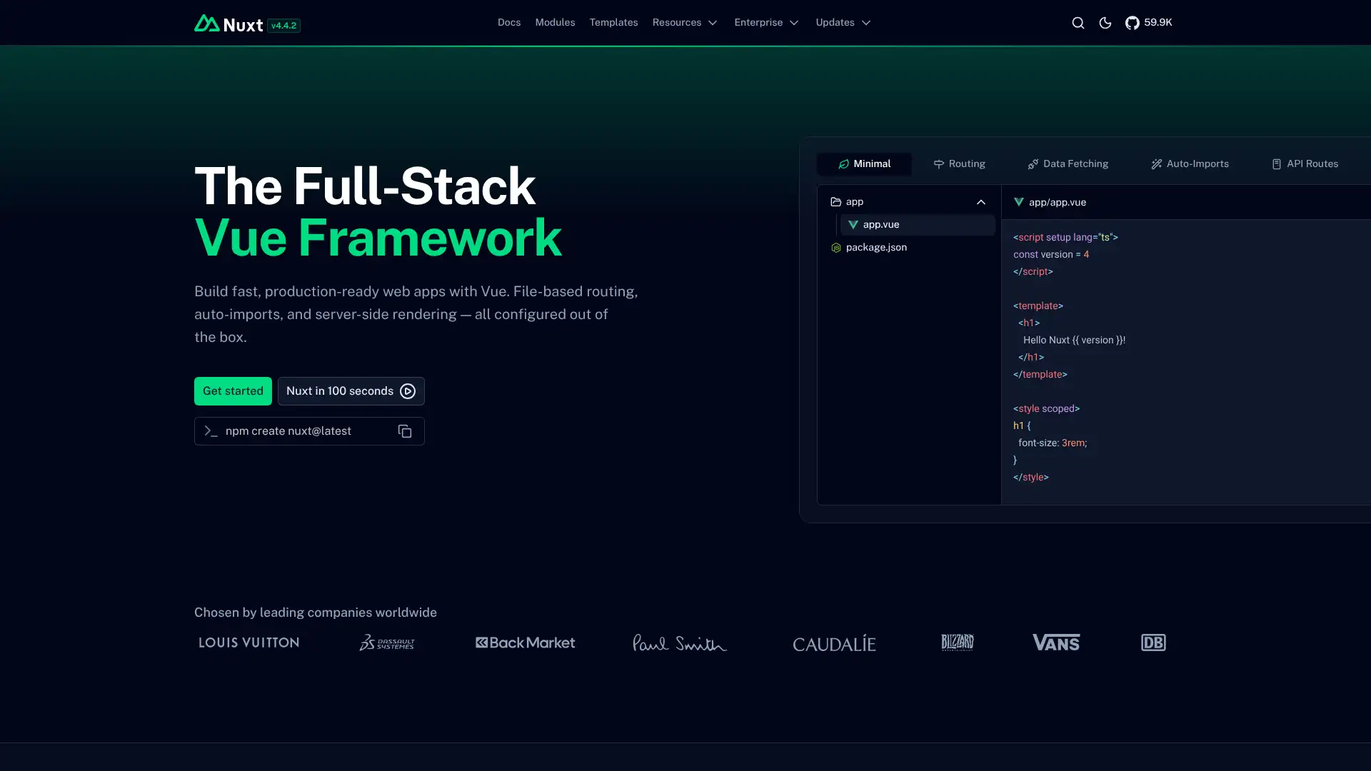 Nuxt screenshot