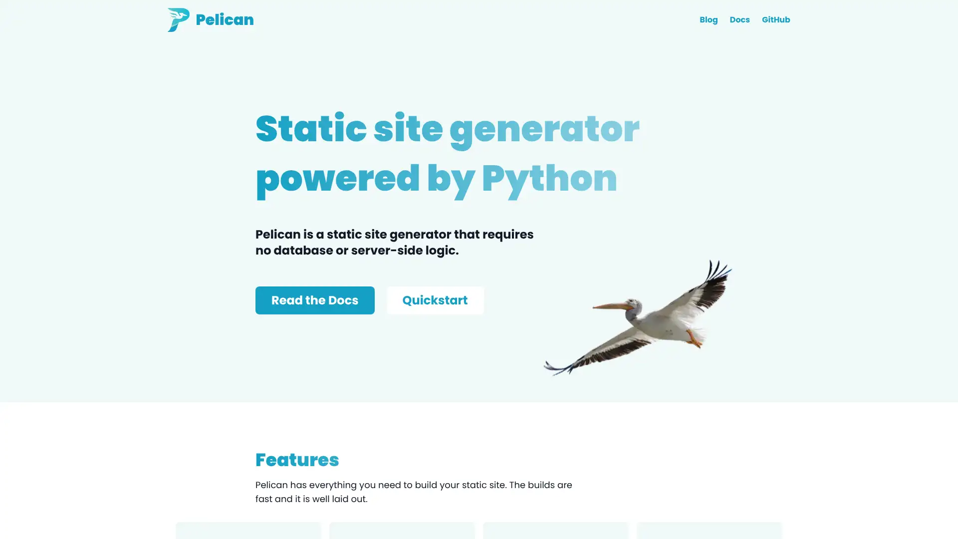 Pelican screenshot
