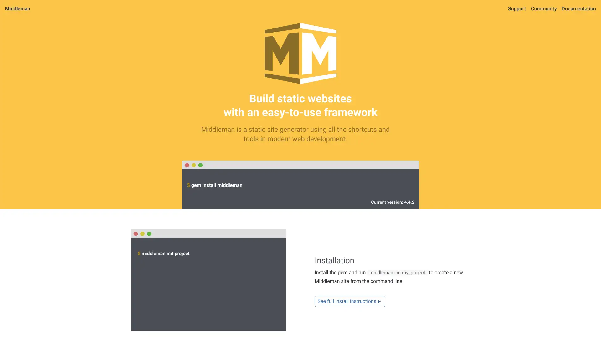 Middleman screenshot