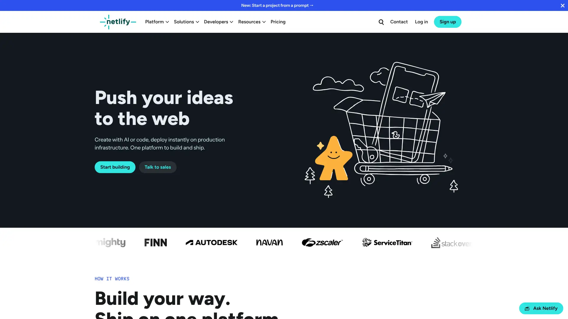 Netlify screenshot