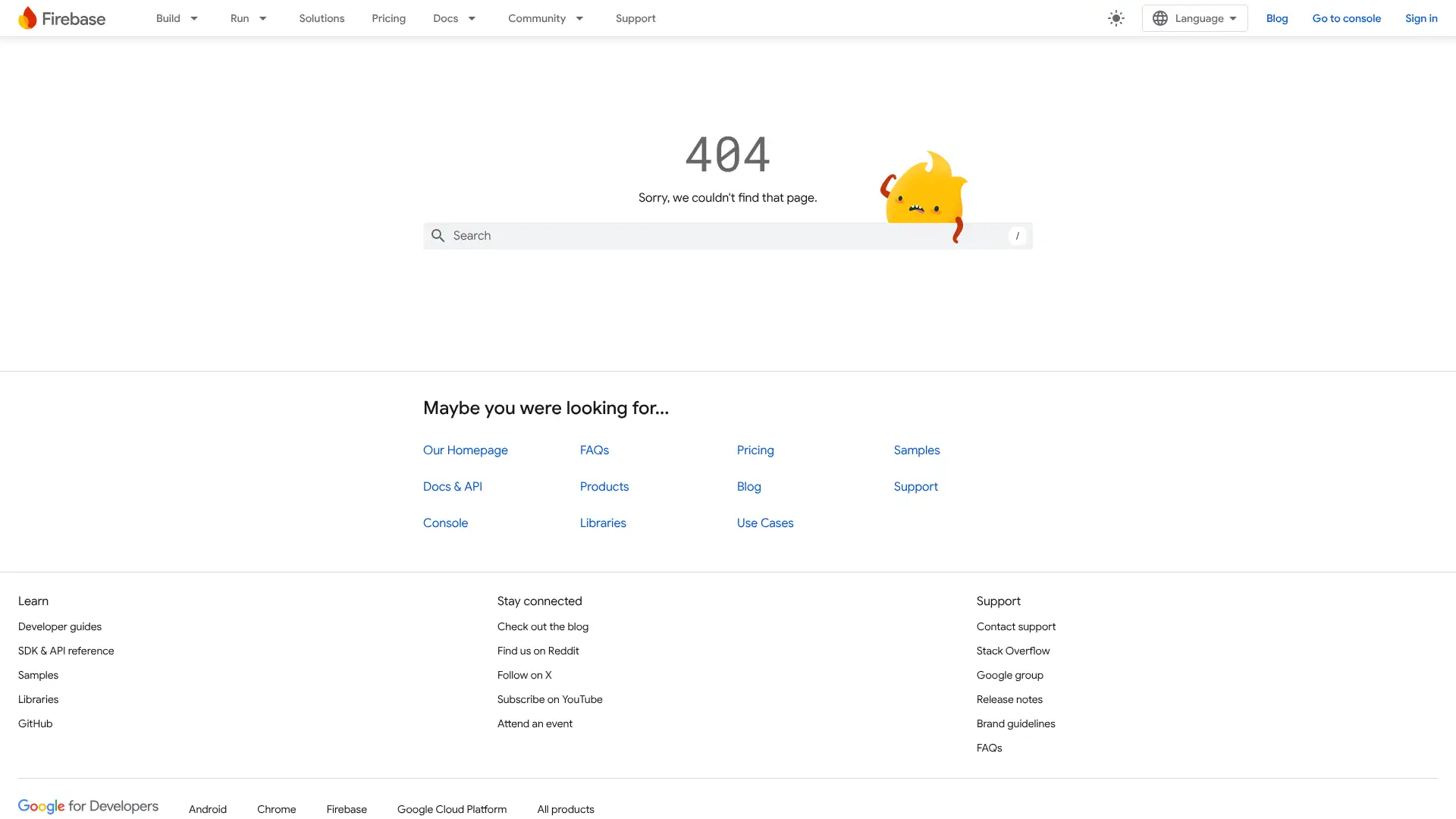 Firebase Hosting screenshot