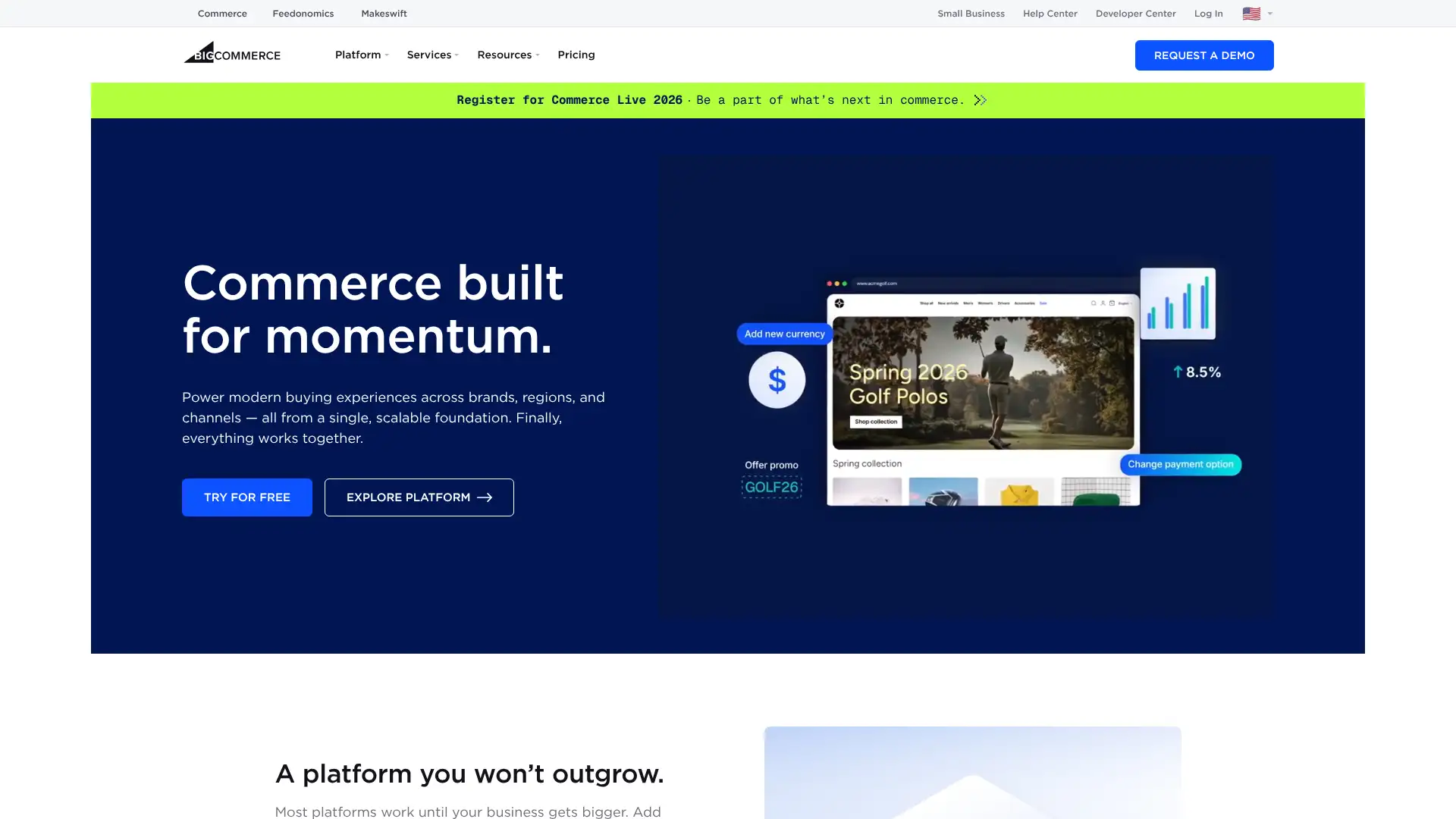 BigCommerce screenshot