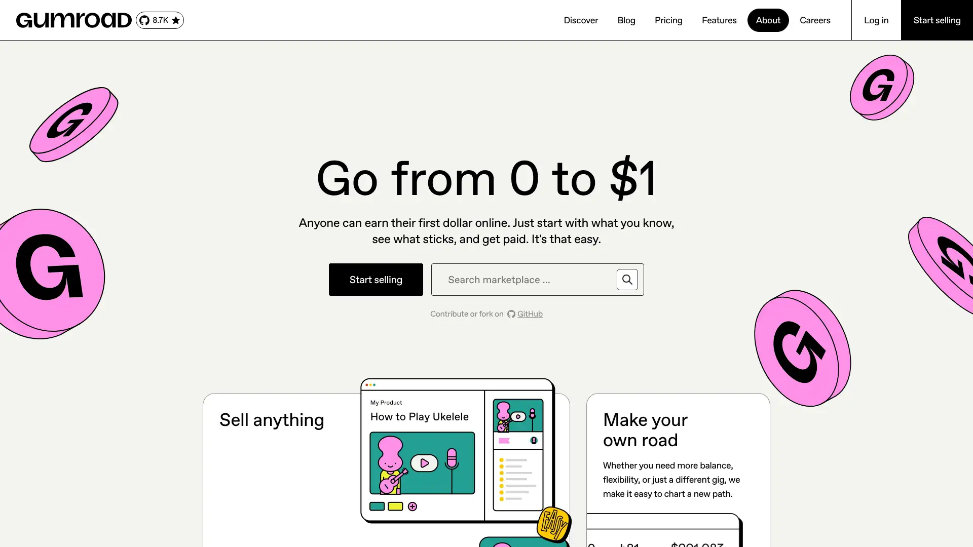 Gumroad screenshot