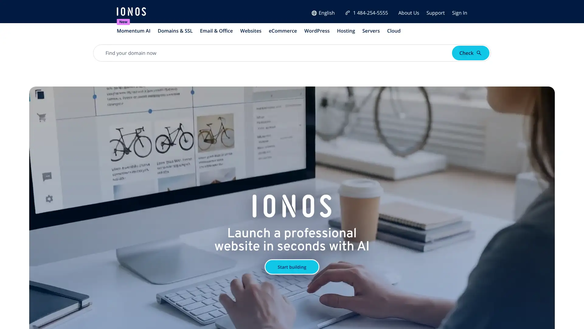 IONOS screenshot