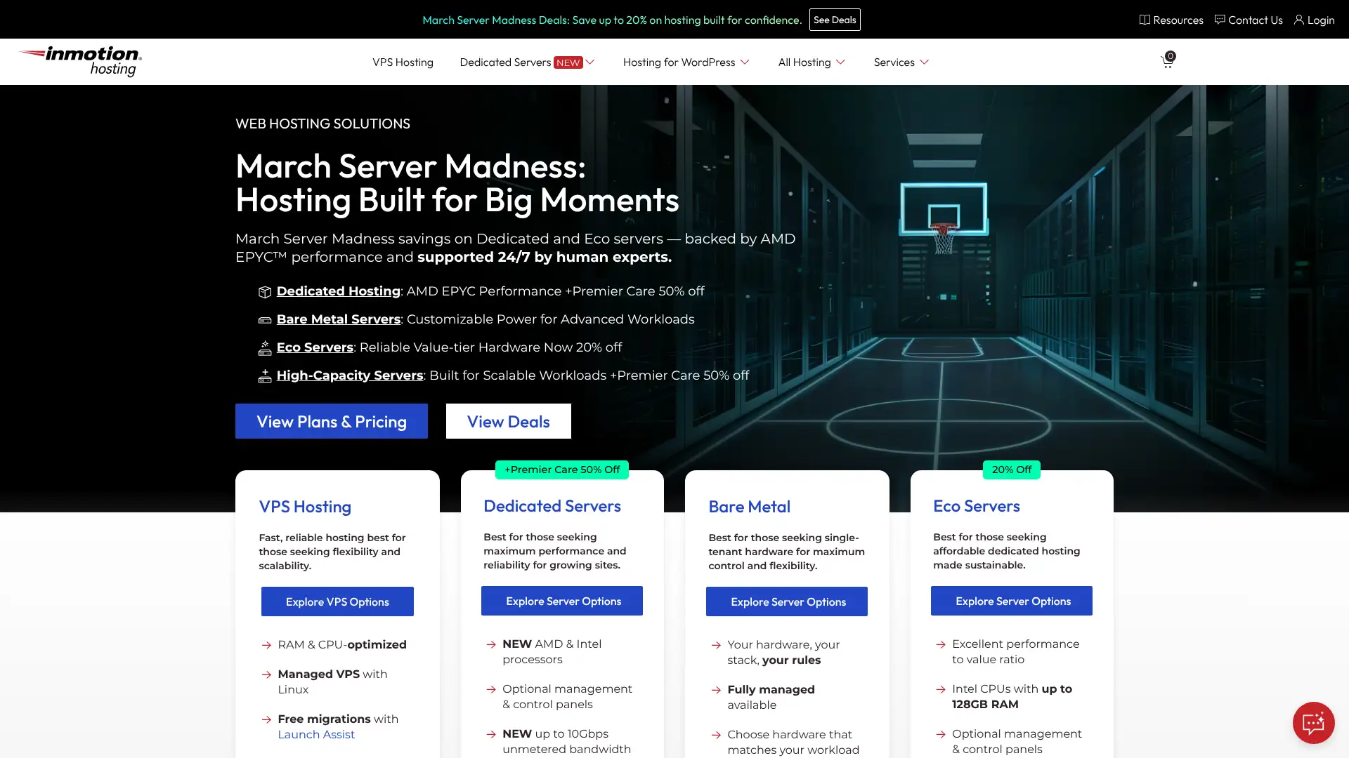 InMotion Hosting screenshot