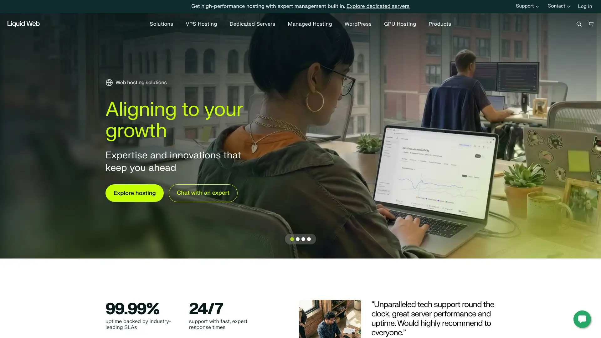 Liquid Web (shared/VPS) screenshot