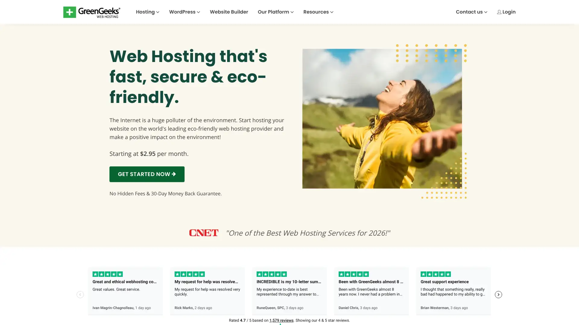 GreenGeeks screenshot