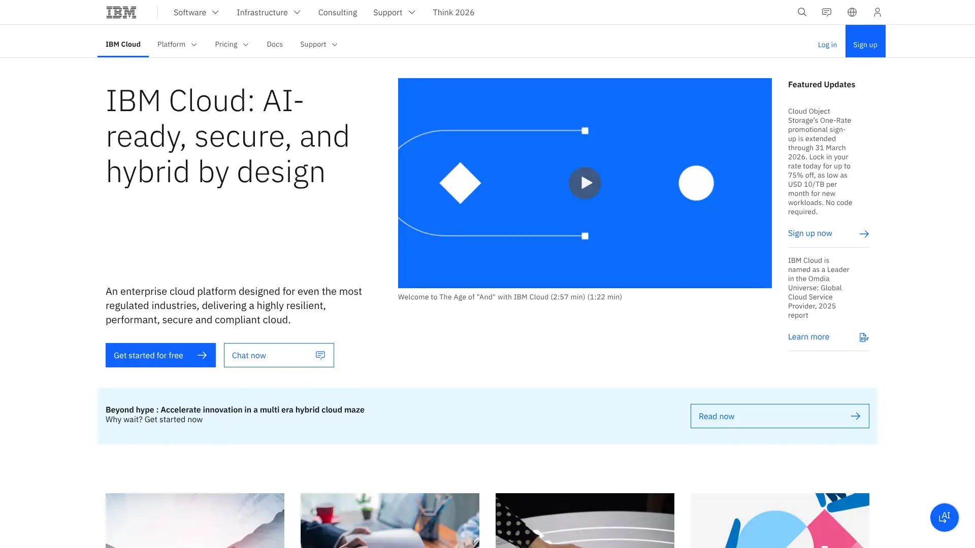 IBM Cloud screenshot