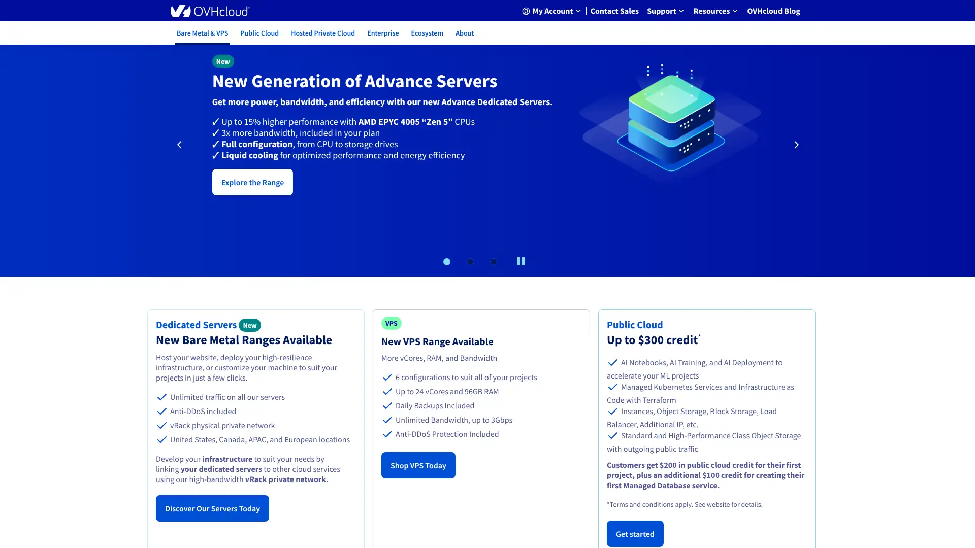 OVHcloud screenshot