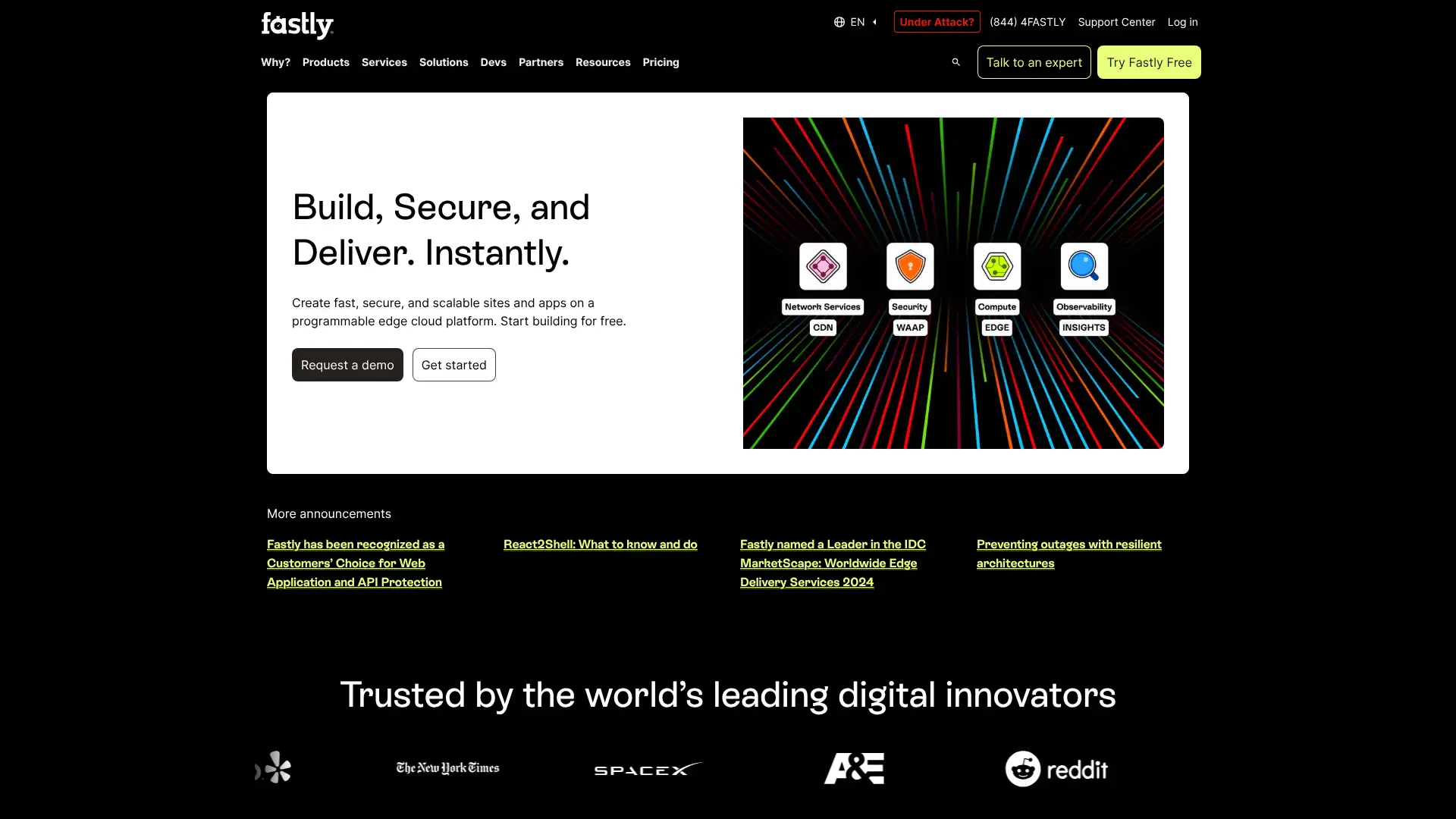 Fastly screenshot