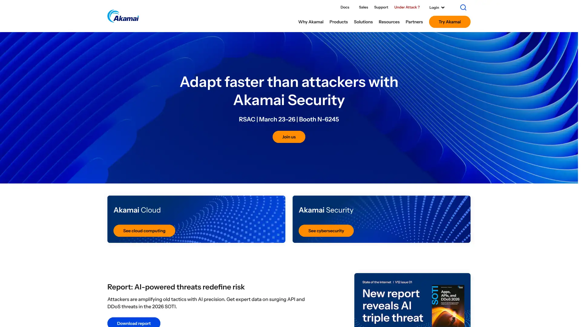 Akamai screenshot