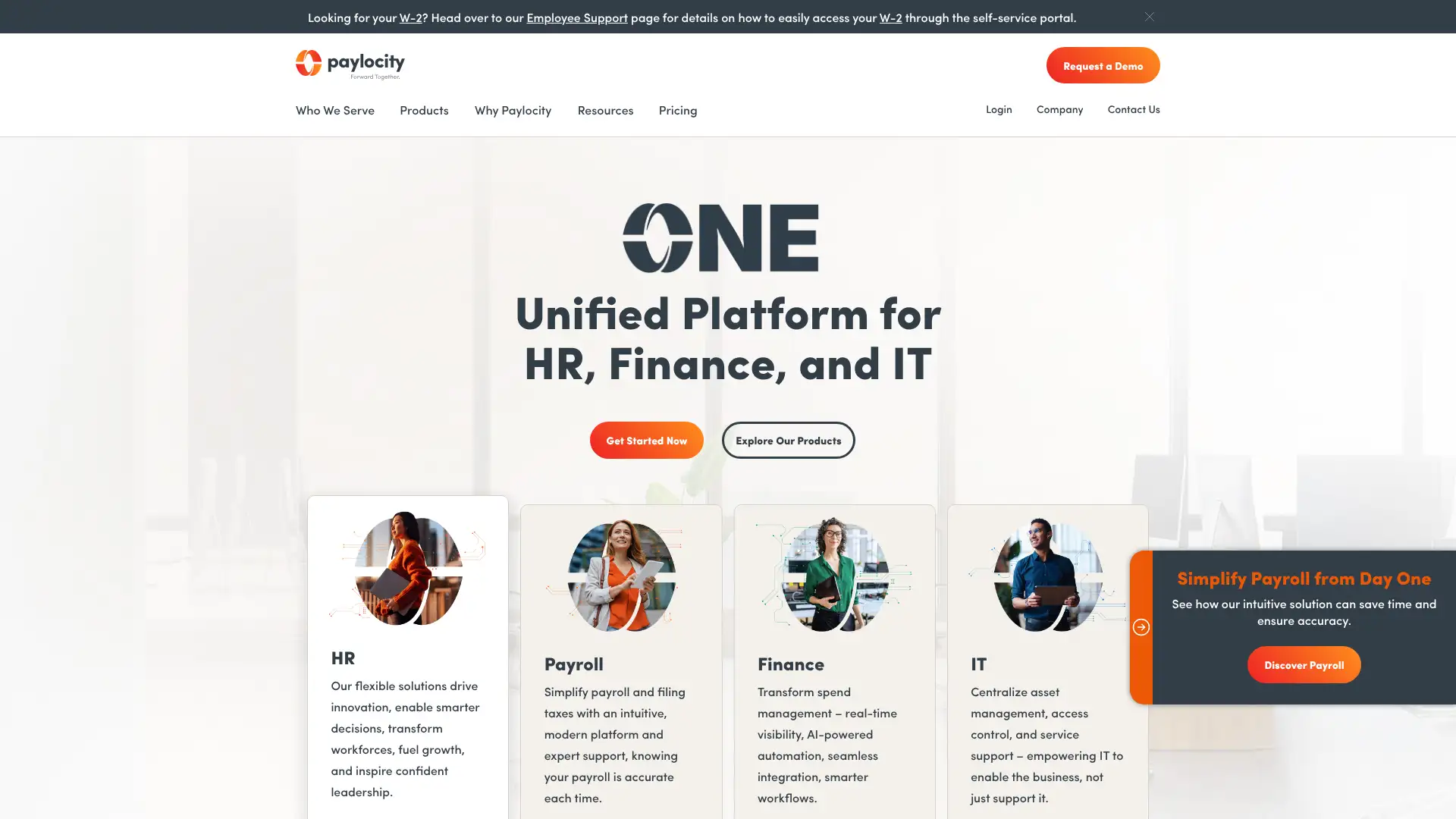 Paylocity screenshot