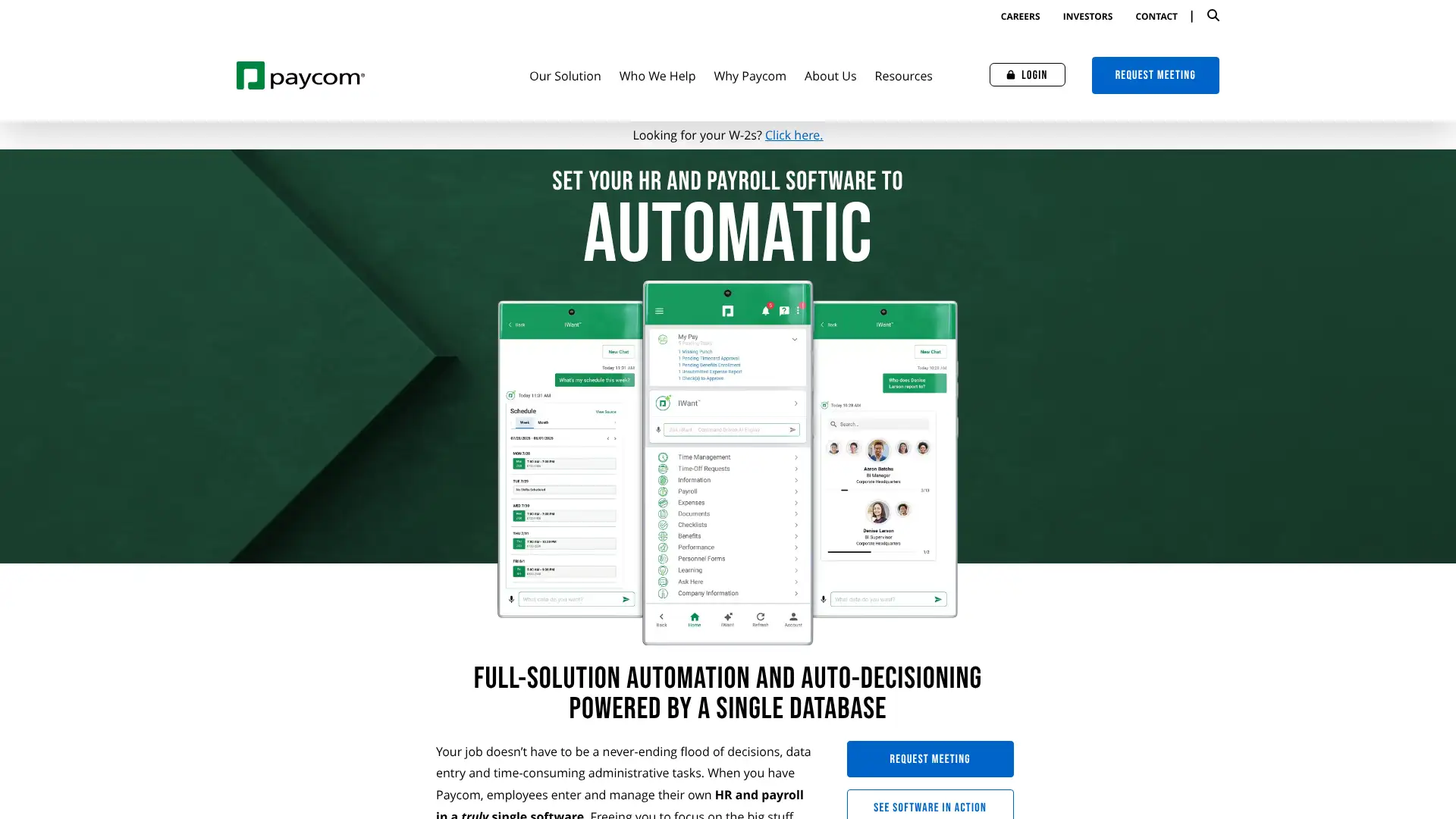Paycom screenshot