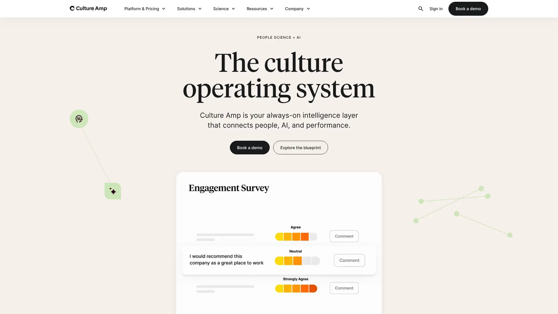 Culture Amp screenshot