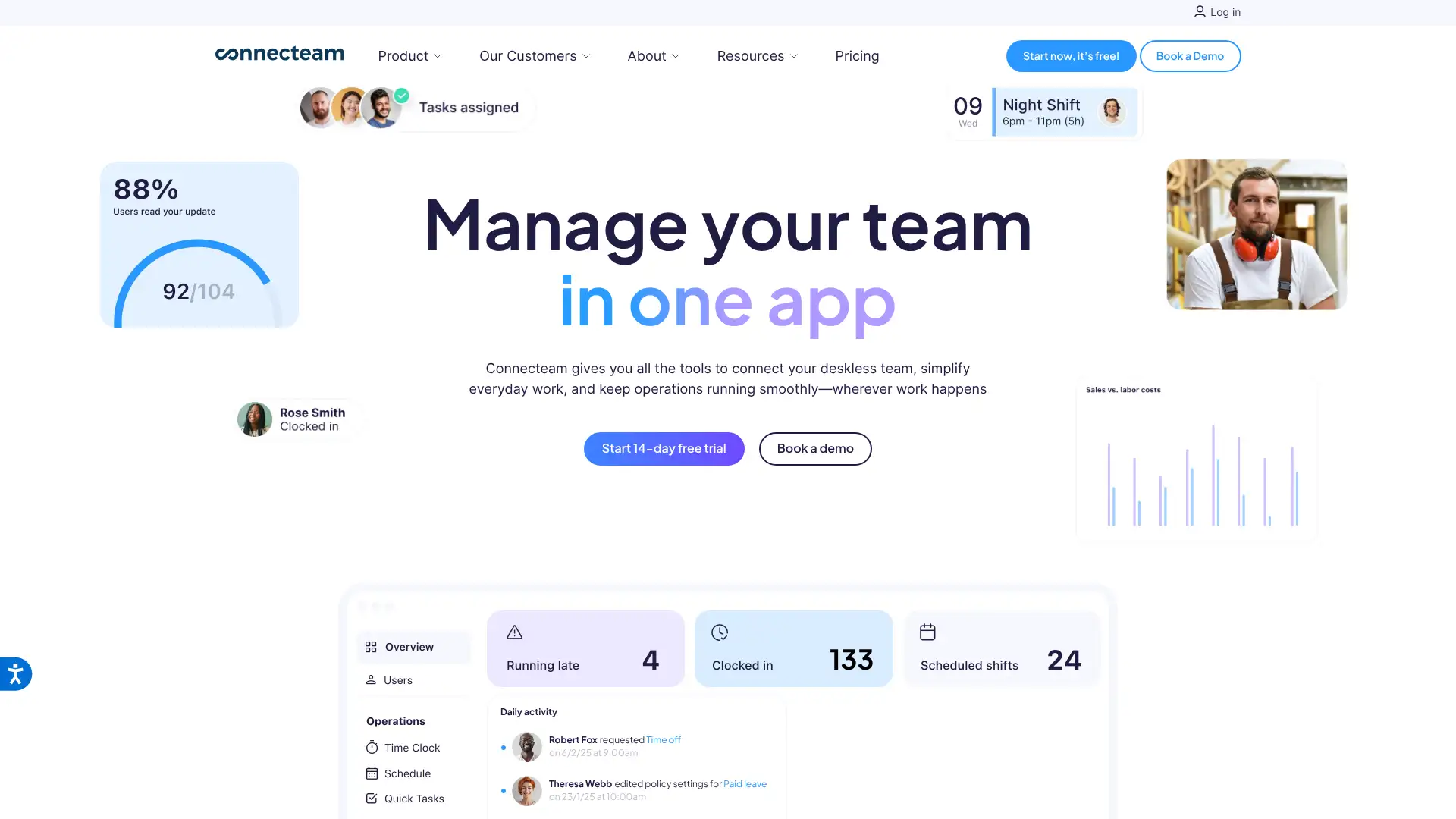 Connecteam screenshot
