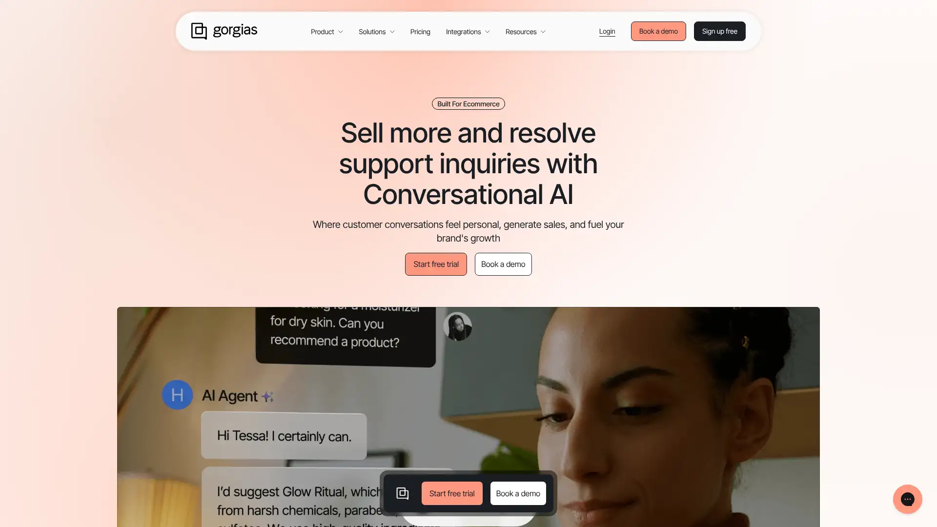 Gorgias screenshot