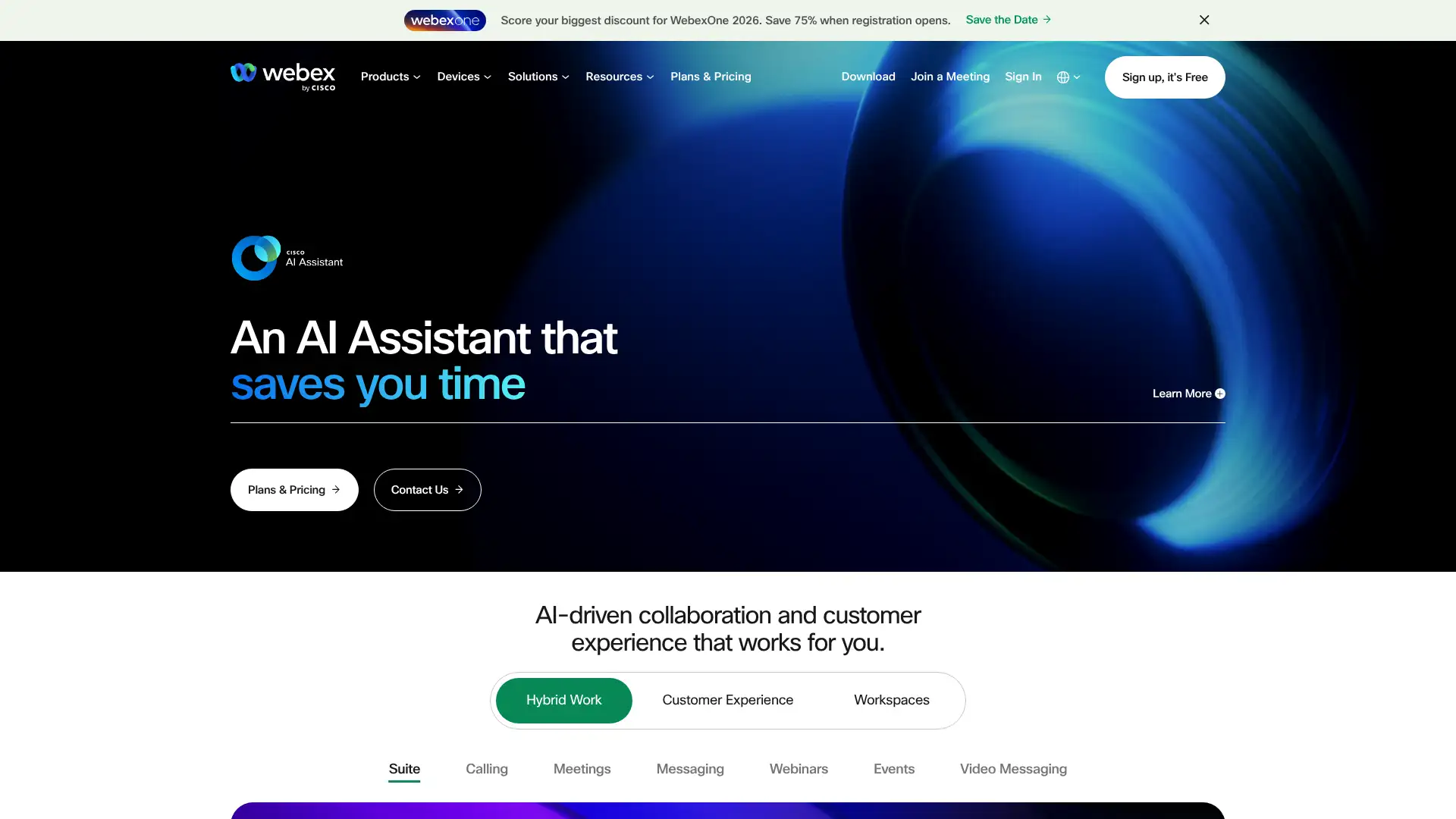Cisco Webex screenshot