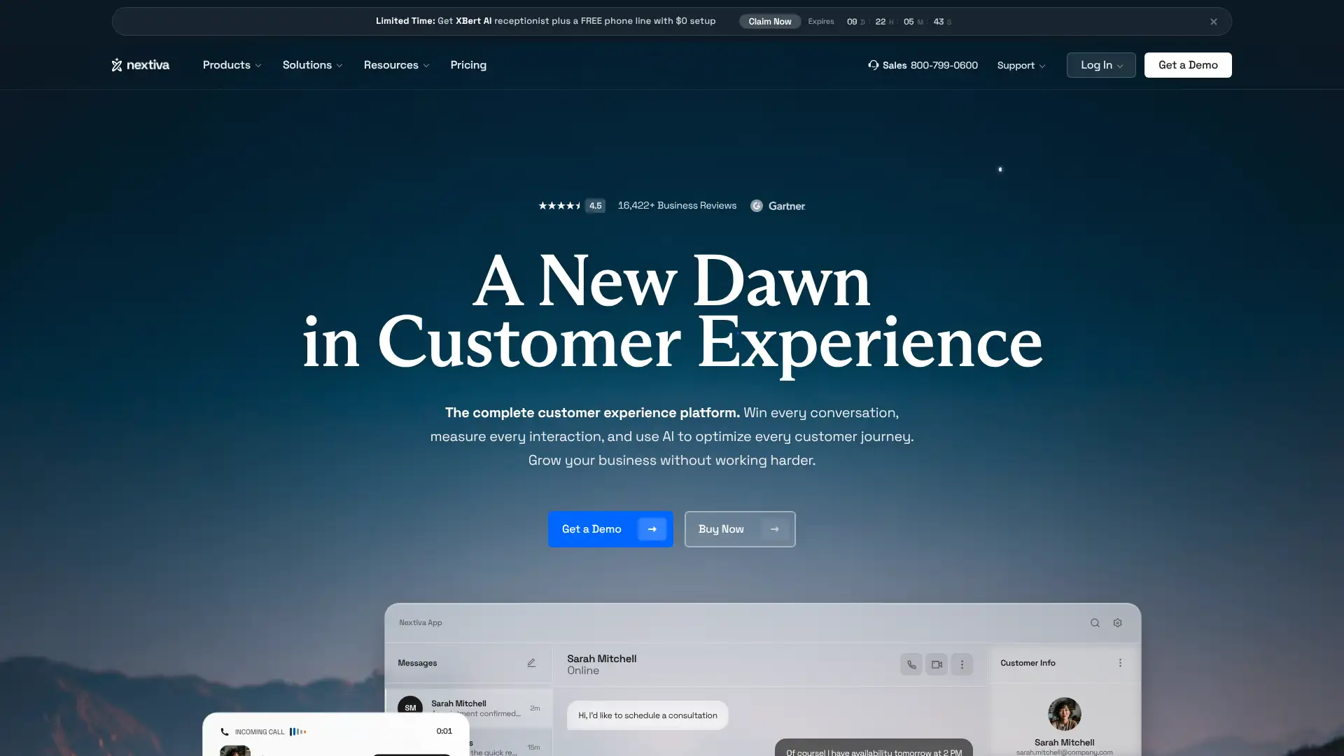 Nextiva screenshot