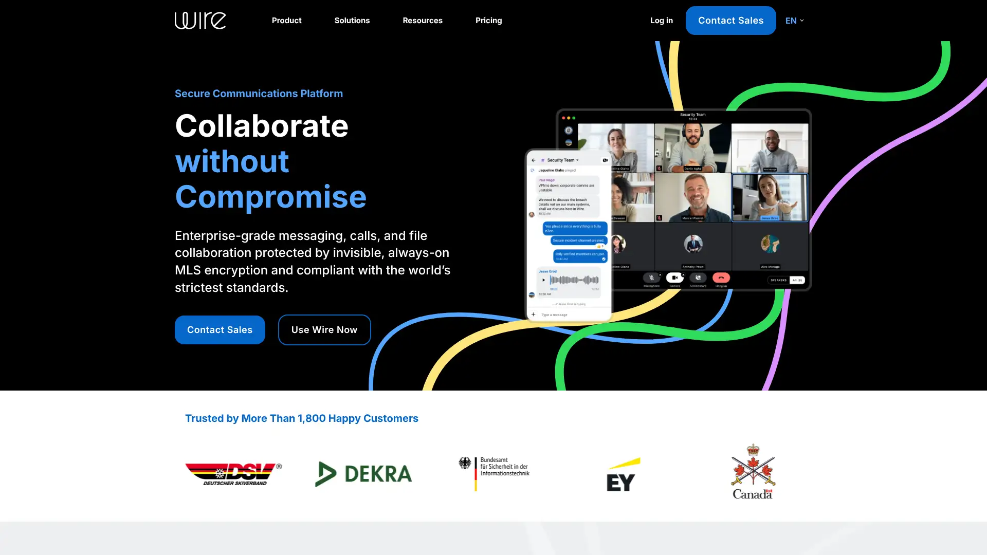Wire screenshot