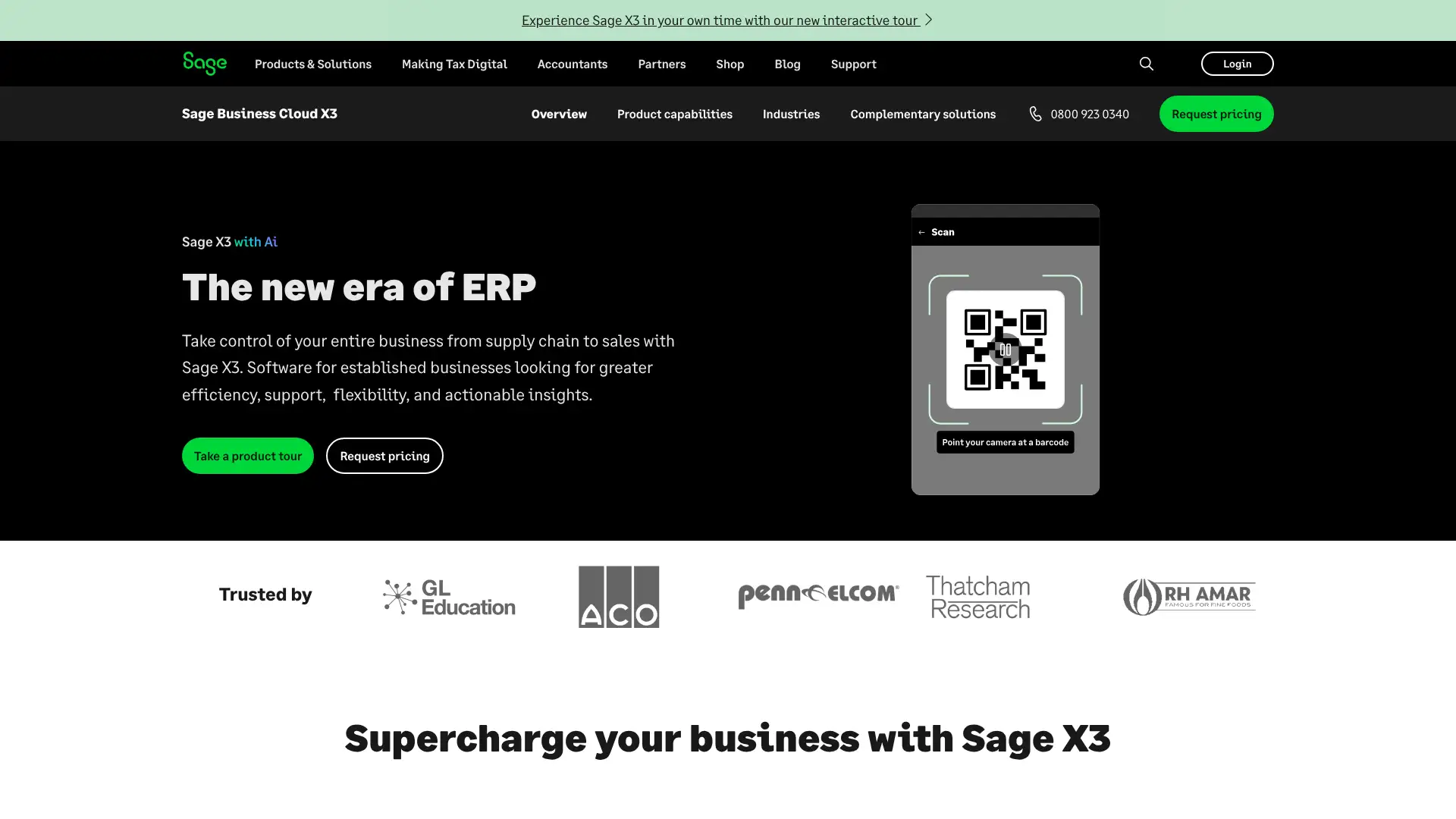 Sage X3 screenshot