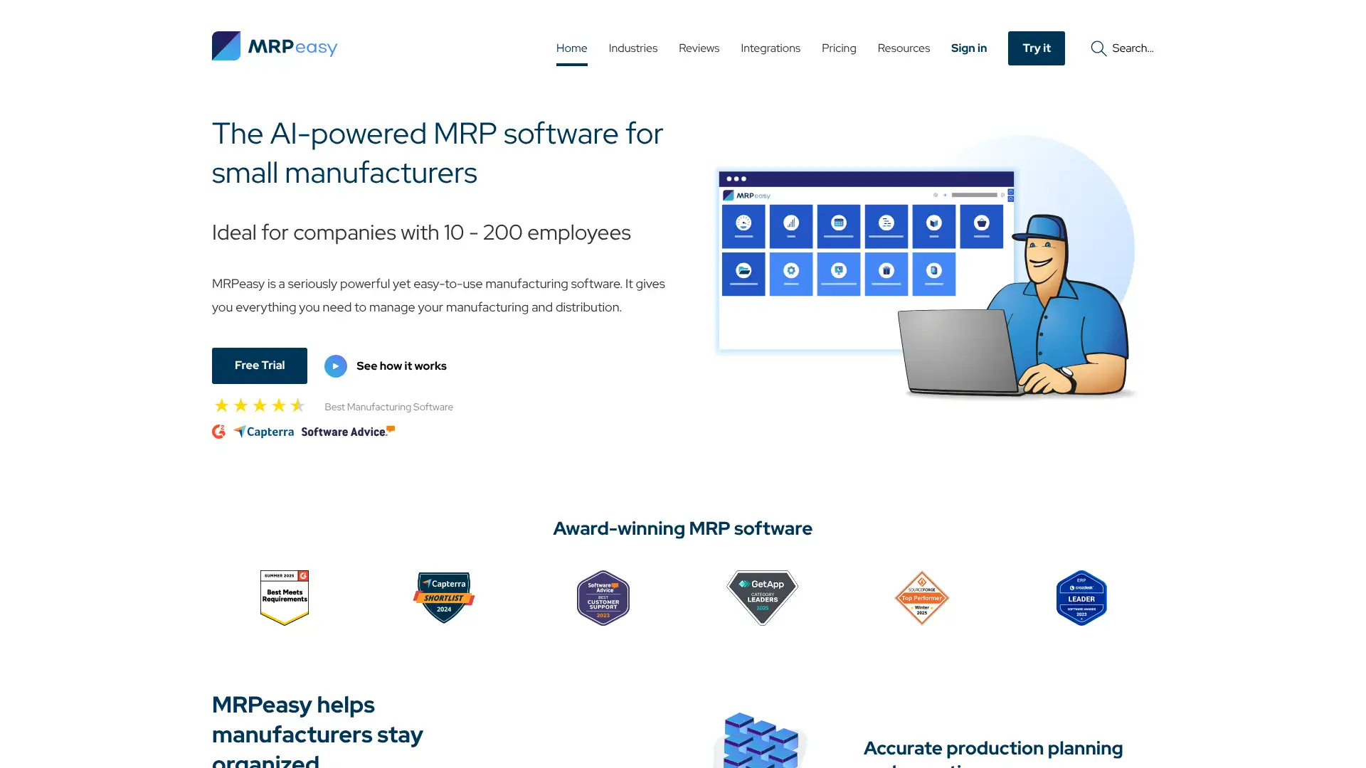 MRPeasy screenshot