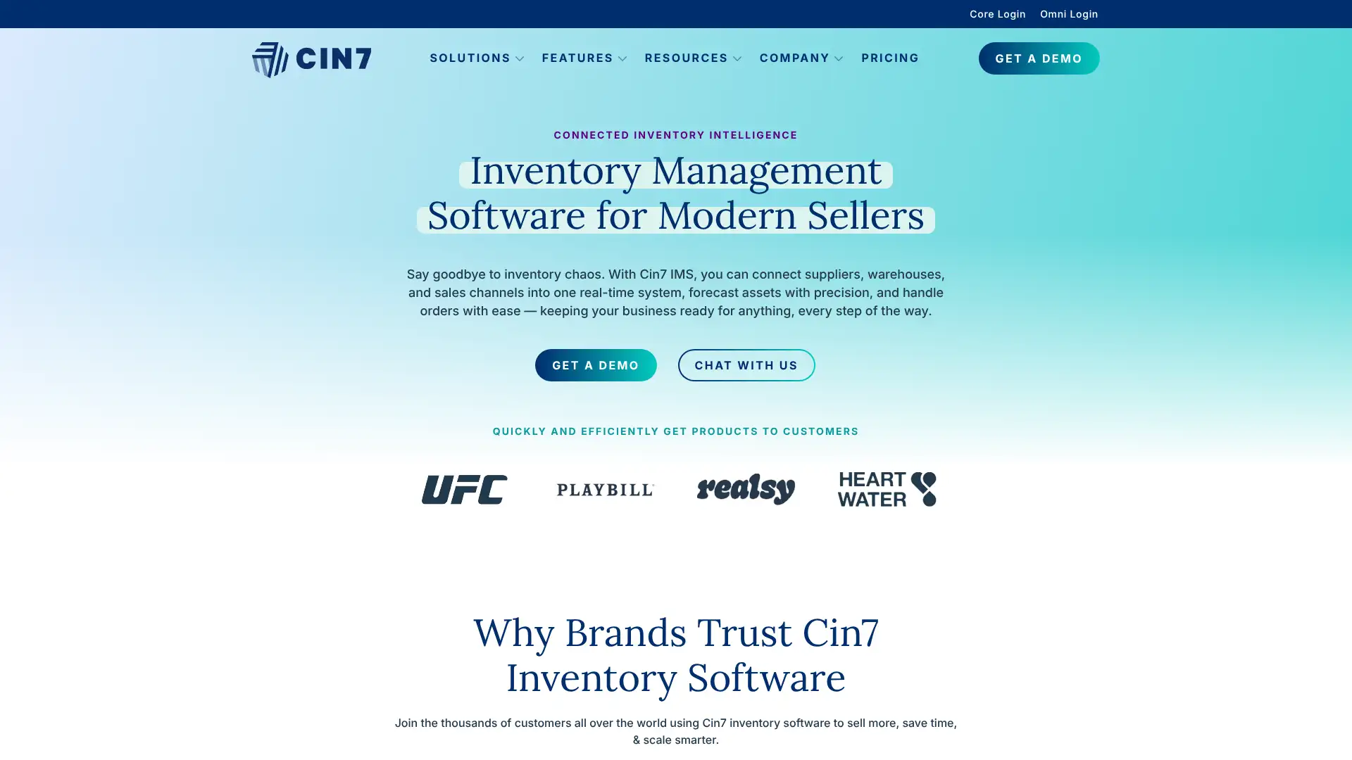 Cin7 screenshot