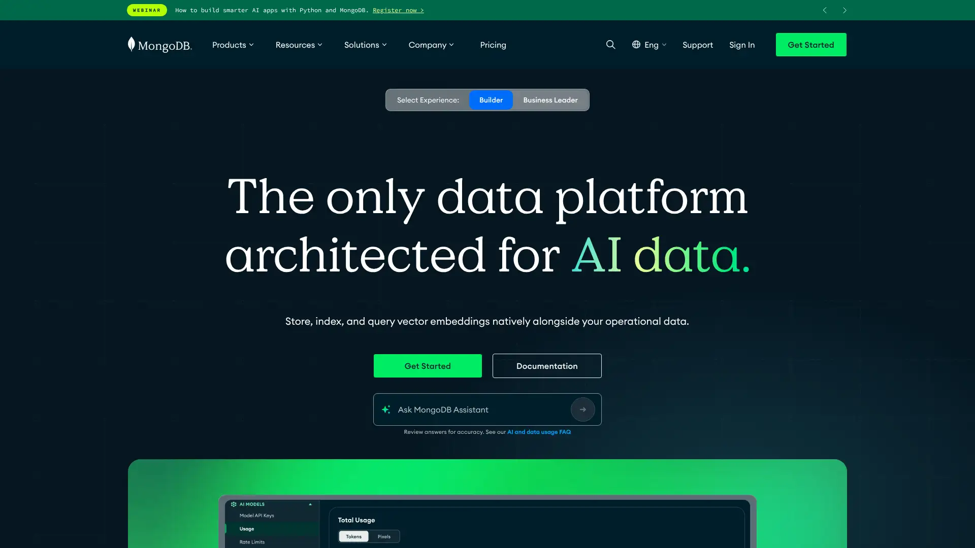 MongoDB Atlas screenshot